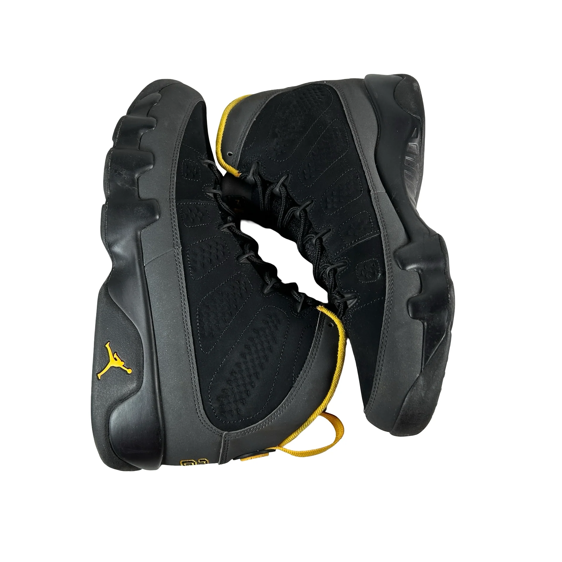CT8019 070 Jordan 9 Retro Dark Charcoal University Gold [USED] - 10 M (Used3) - Image 4
