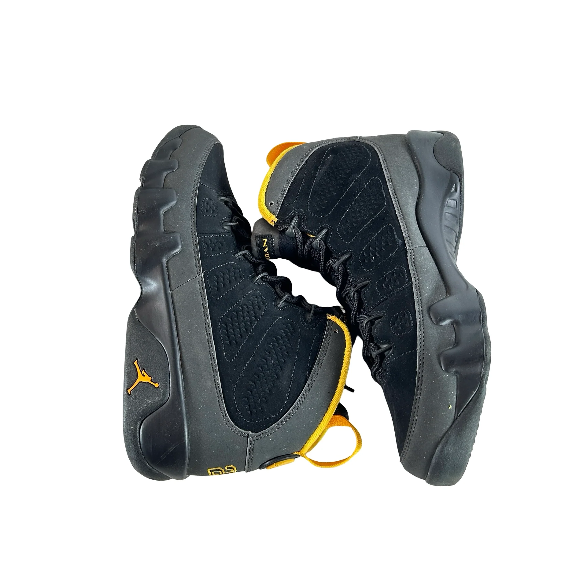 CT8019 070 Jordan 9 Retro Dark Charcoal University Gold [USED] - 8 M (Used3) - Image 4
