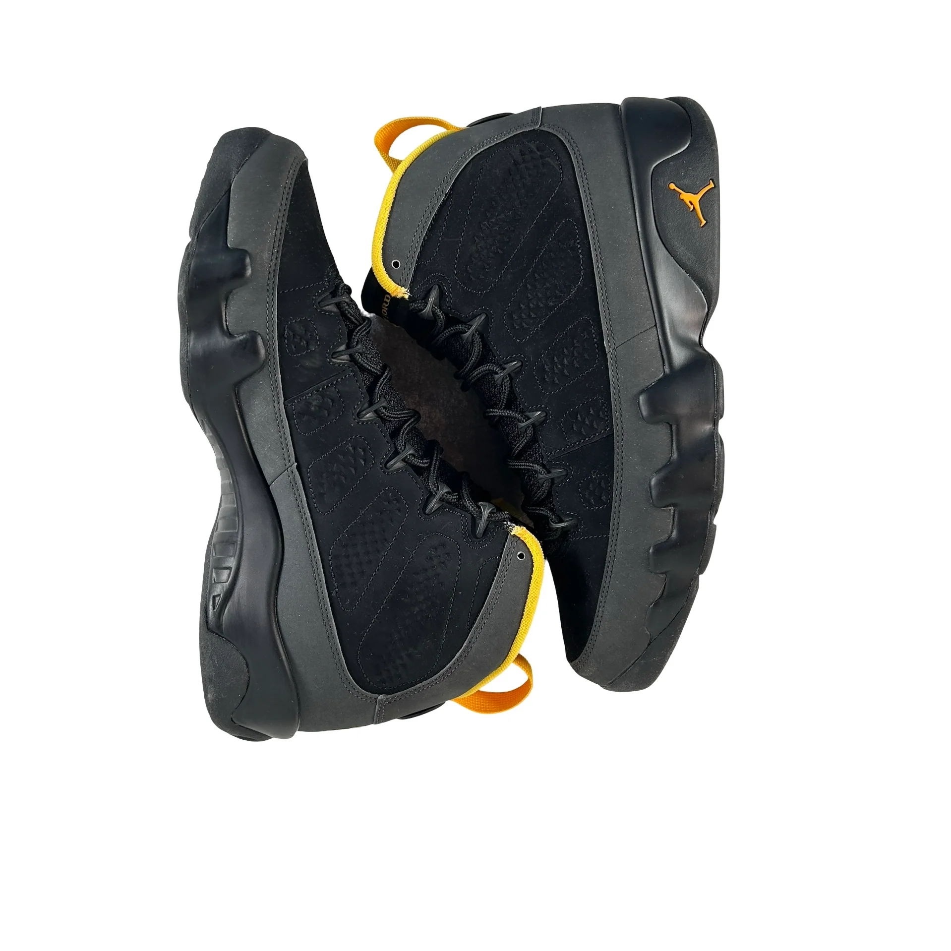 CT8019 070 Jordan 9 Retro Dark Charcoal University Gold [USED] - 9.5 M (Used2) (No Box2) - Image 4