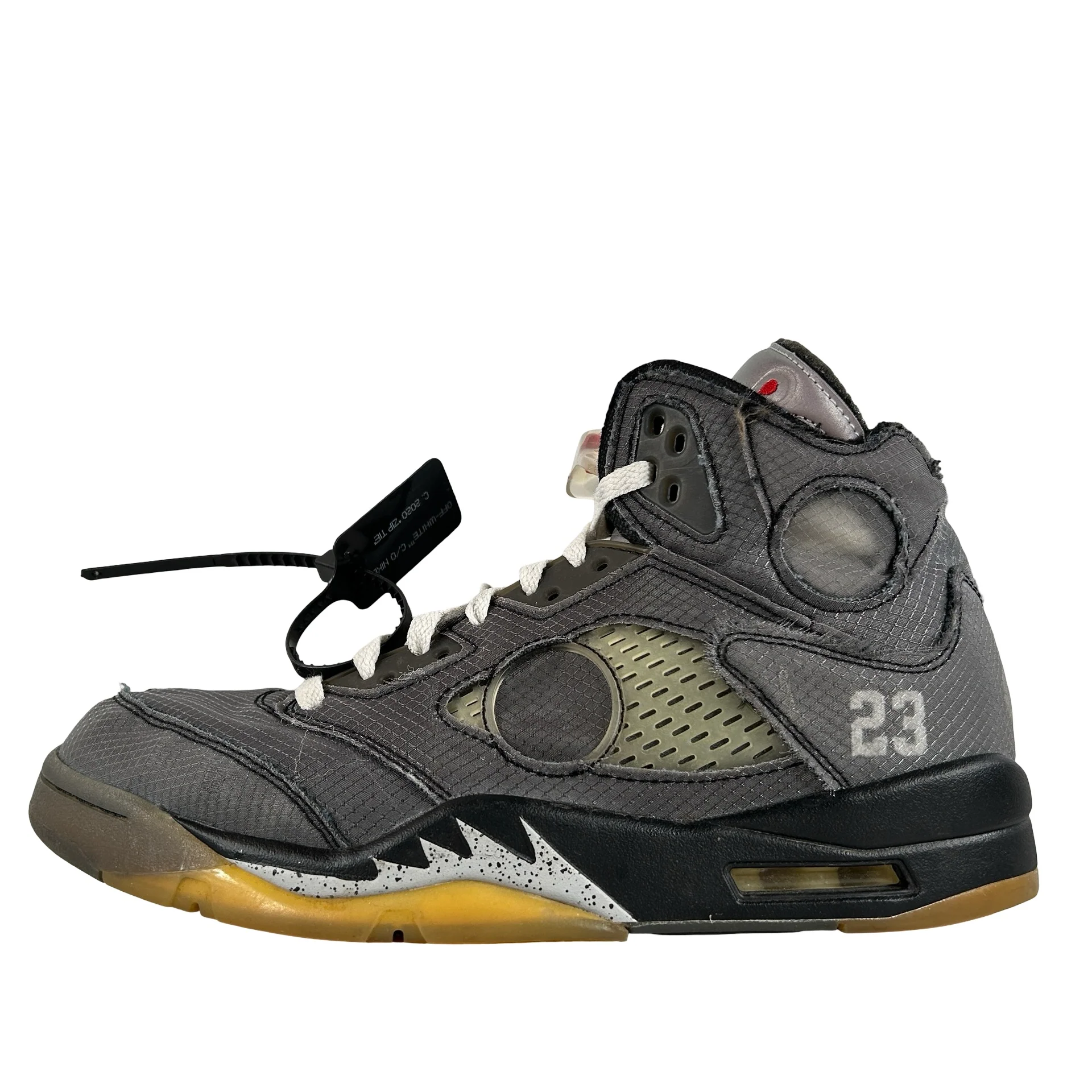 CT8480 001 Jordan 5 Off-White Black [USED] - 10 M (Used) (Replace Box)