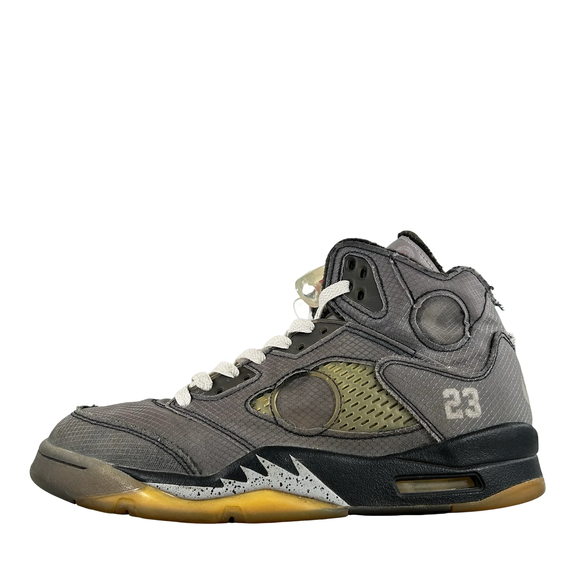 CT8480 001 Jordan 5 Off-White Black [USED] - 10 M (Used6)