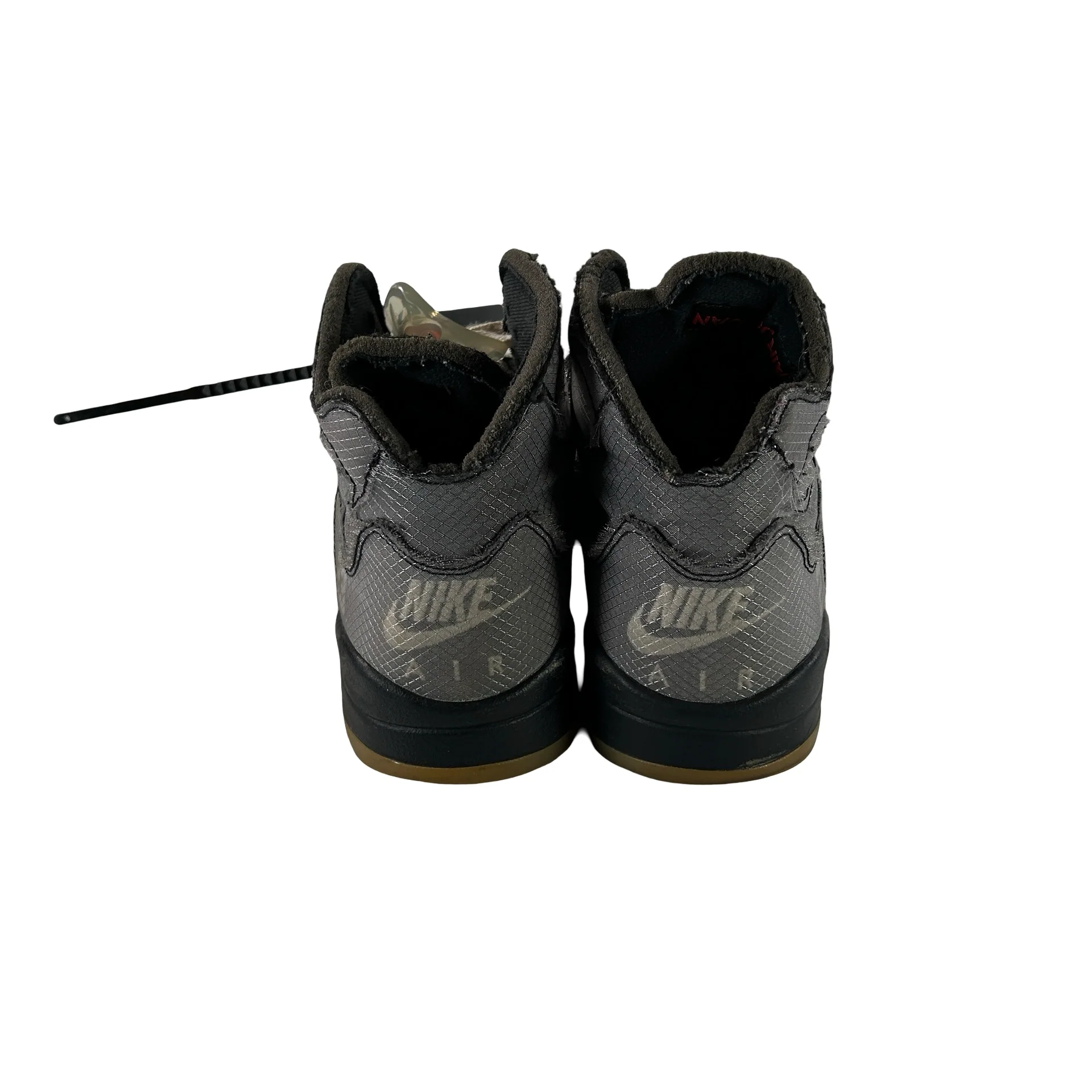 CT8480 001 Jordan 5 Off-White Black [USED] - 7.5 M (Used6) - Image 3