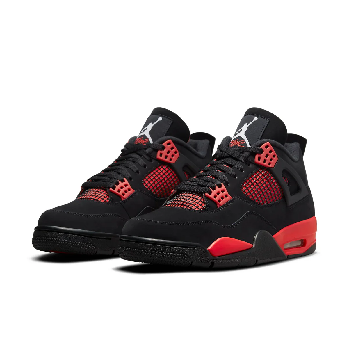 CT8527 016 Air Jordan 4 Retro Red Thunder [NO BOX] - Image 2