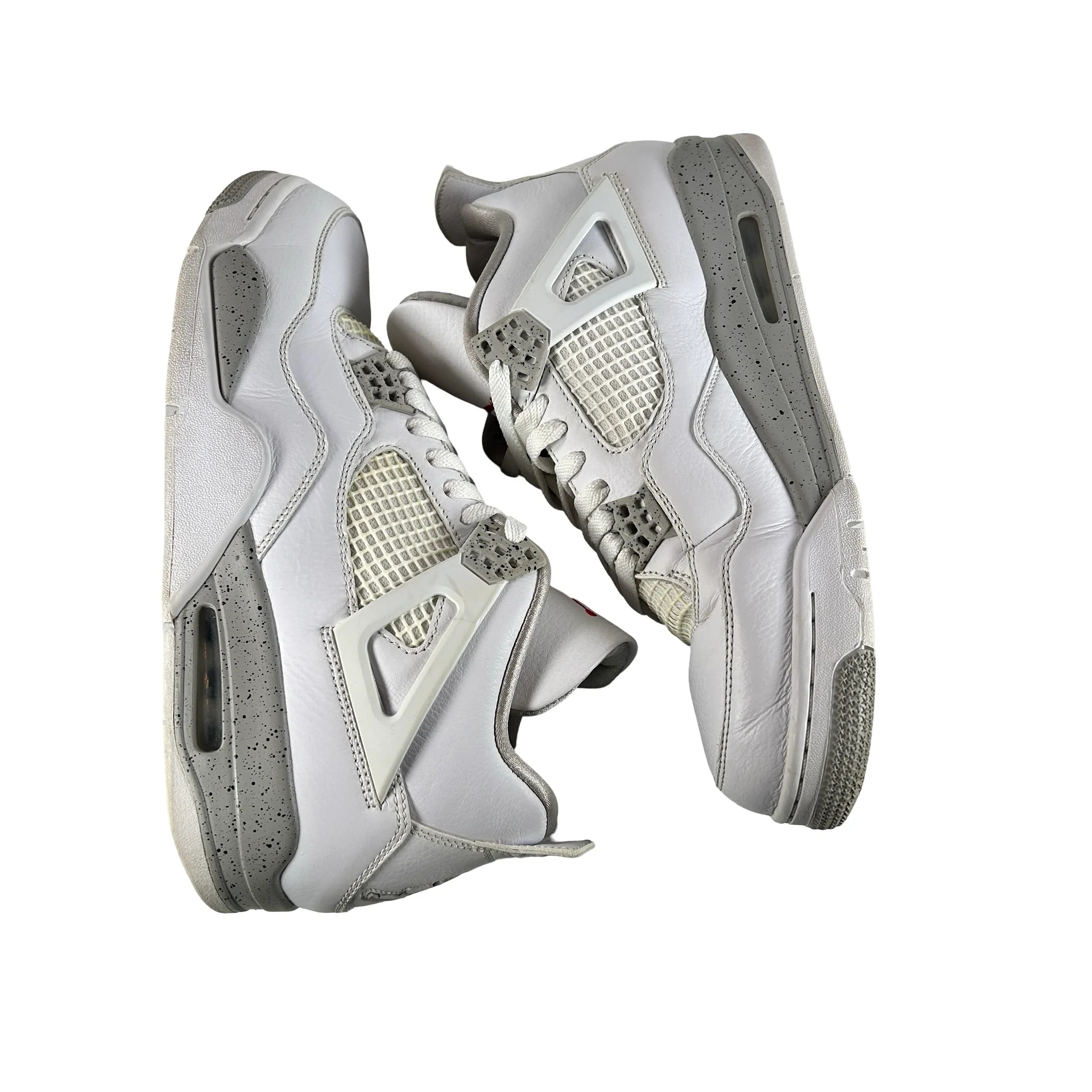 CT8527 100 Jordan 4 Retro White Oreo [USED] - 10 M (Used3) - Image 4