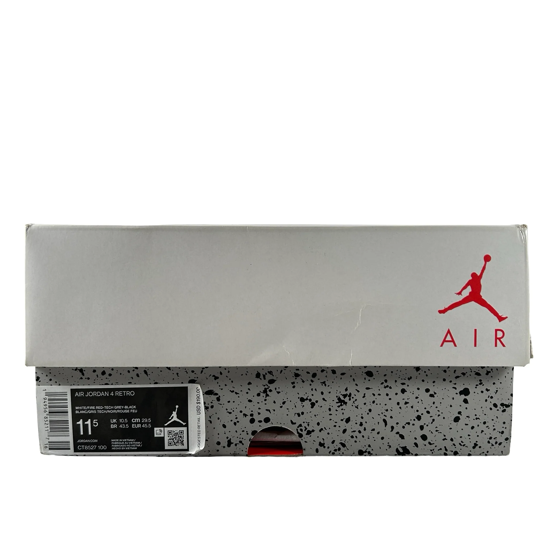 CT8527 100 Jordan 4 Retro White Oreo [USED] - 11.5 M (Used) - Image 7