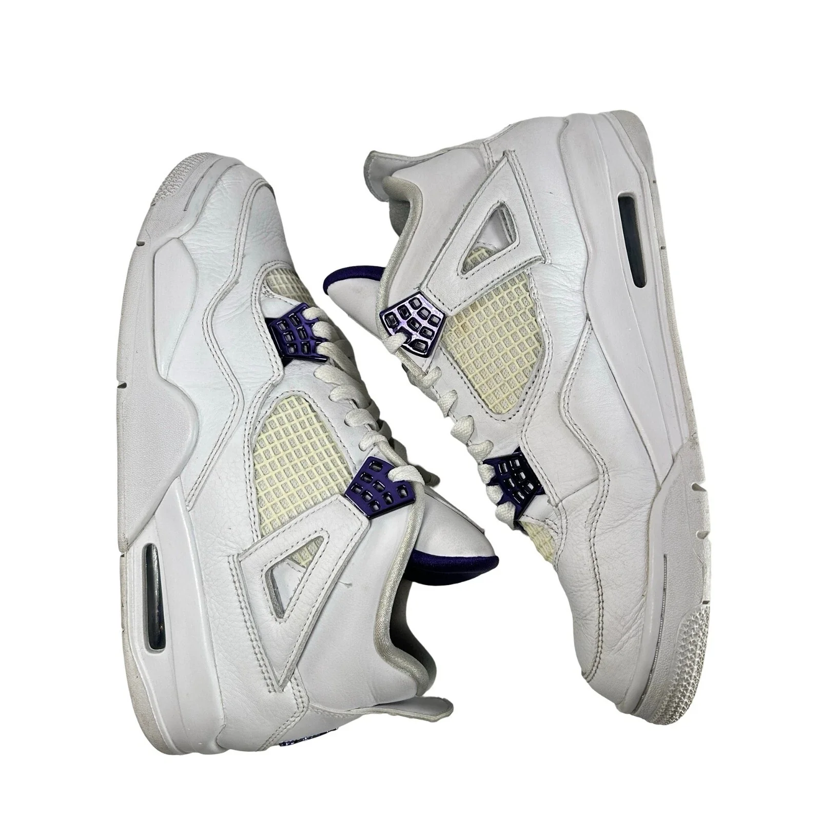 CT8527 115 Jordan 4 Retro Metallic Purple [USED] - 8.5 M (Used) - Image 4