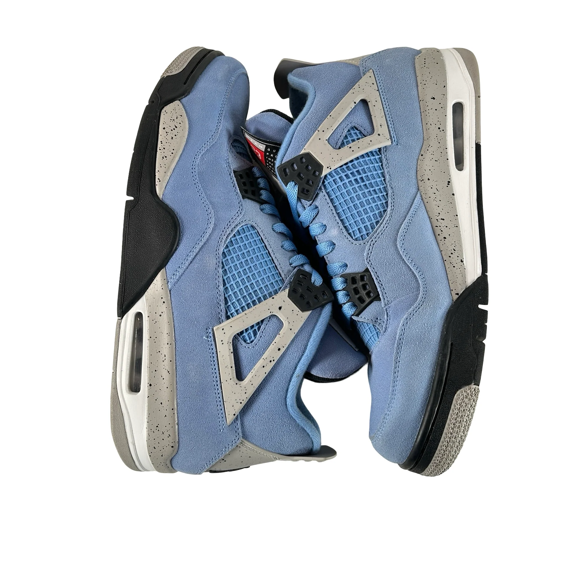 CT8527 400 Jordan 4 Retro University Blue [USED] - 12 M (Used2) (No Box2) - Image 4