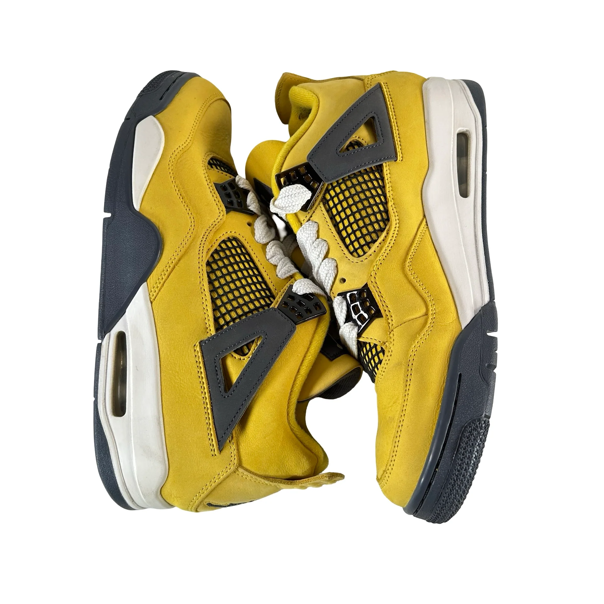 CT8527 700 Jordan 4 Retro Lightning (2021) [USED] - 10.5 M (Used2) (No Box2) - Image 4