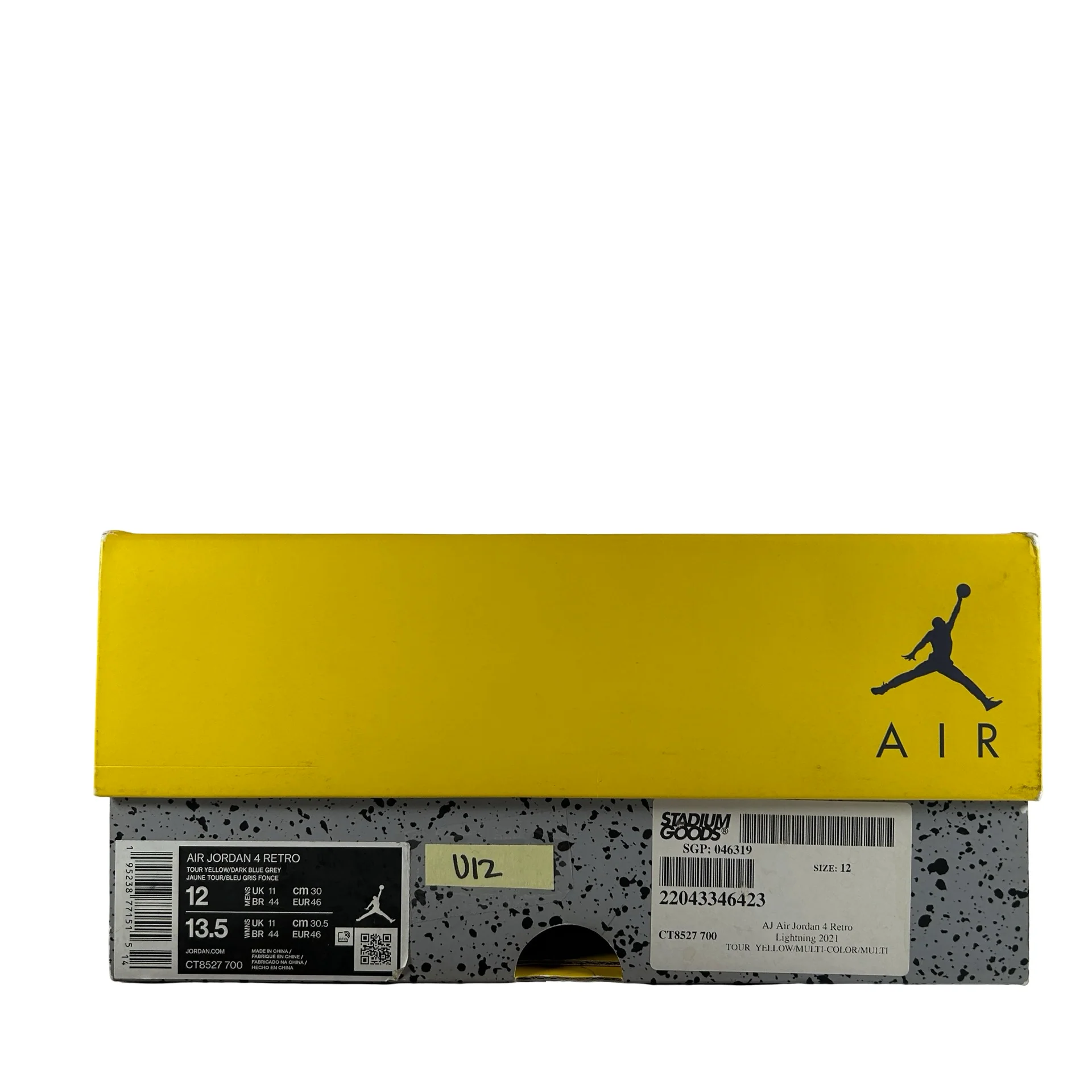 CT8527 700 Jordan 4 Retro Lightning (2021) [USED] - 12 M (Used12) - Image 7