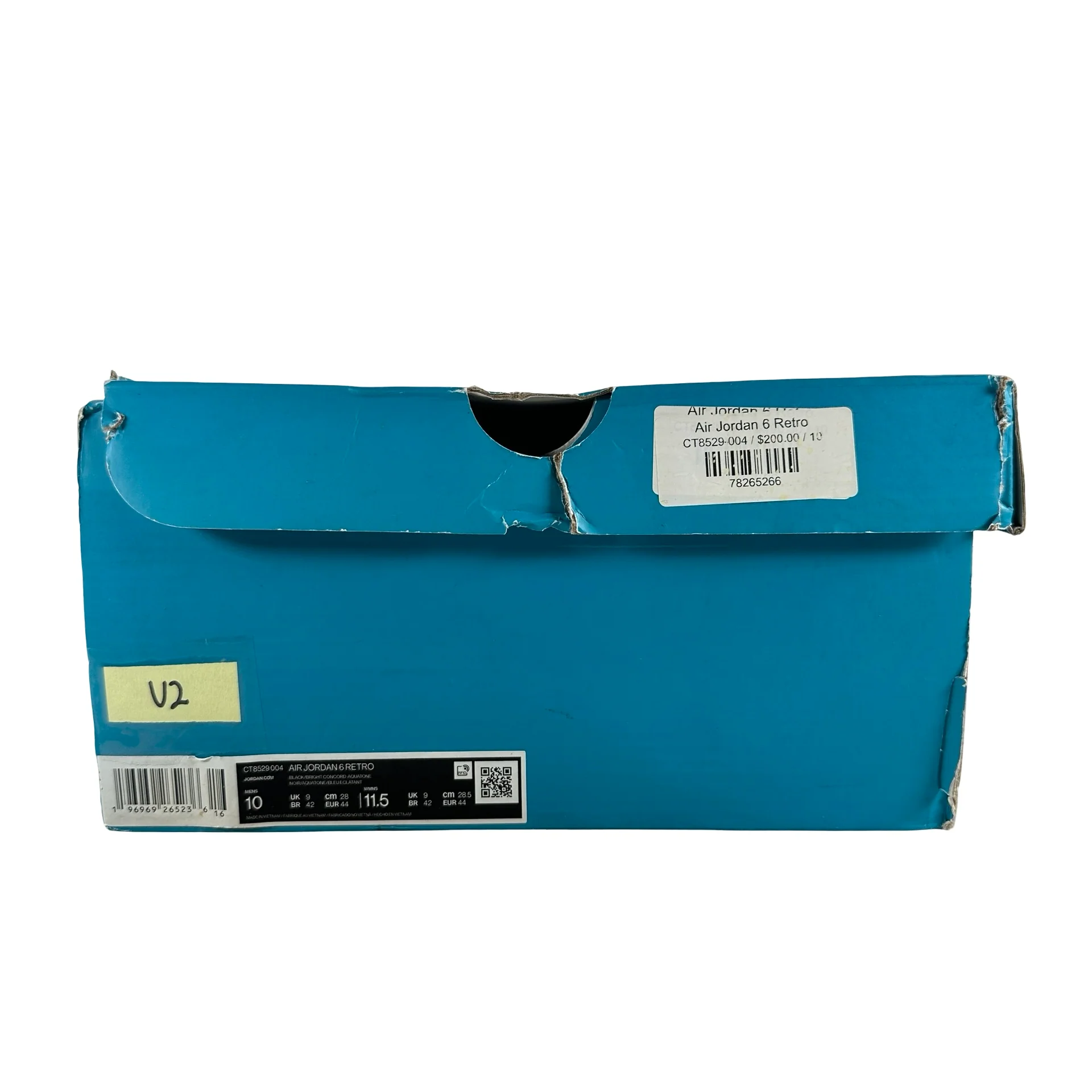 CT8529 004 Jordan 6 Retro Aqua [USED] - 10 M (Used2) - Image 7