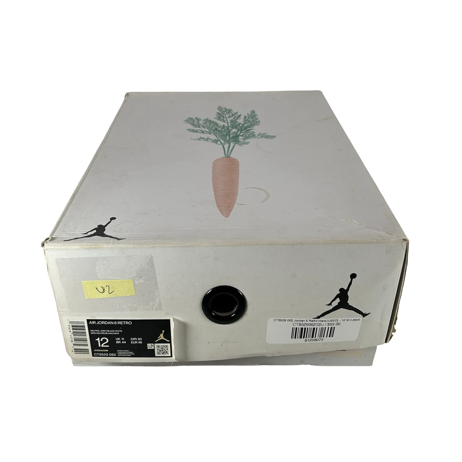CT8529 062 Jordan 6 Retro Hare [USED] - 12 M (Used2) - Image 7