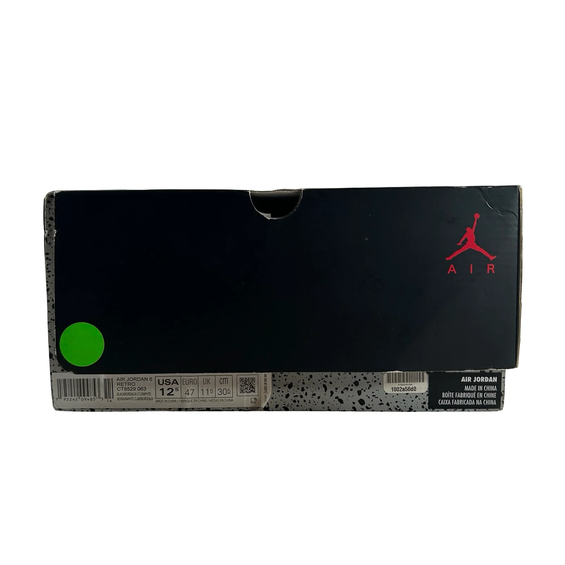 CT8529 063 Jordan 6 Retro Bordeaux [USED] - 12.5 M (Used) - Image 7