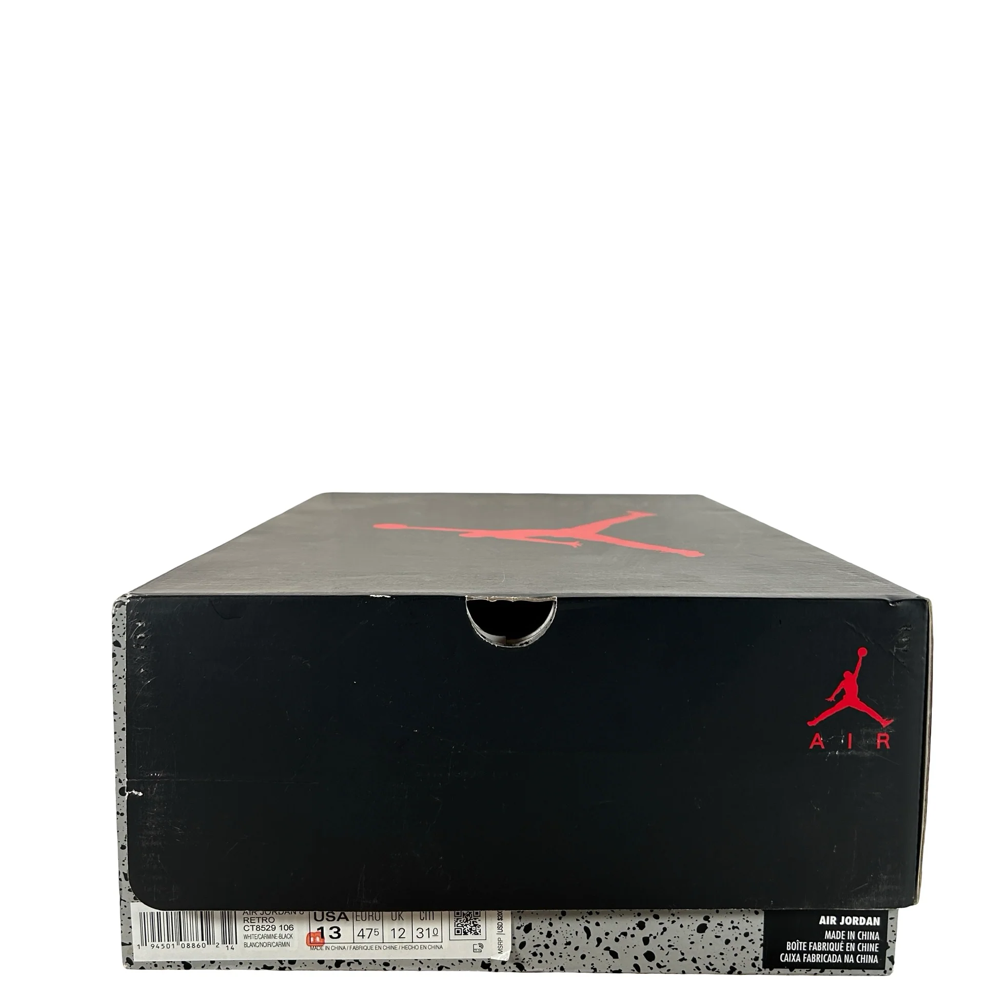 CT8529 106 Jordan 6 Retro Carmine - 13 M (B-Grade) - Image 7