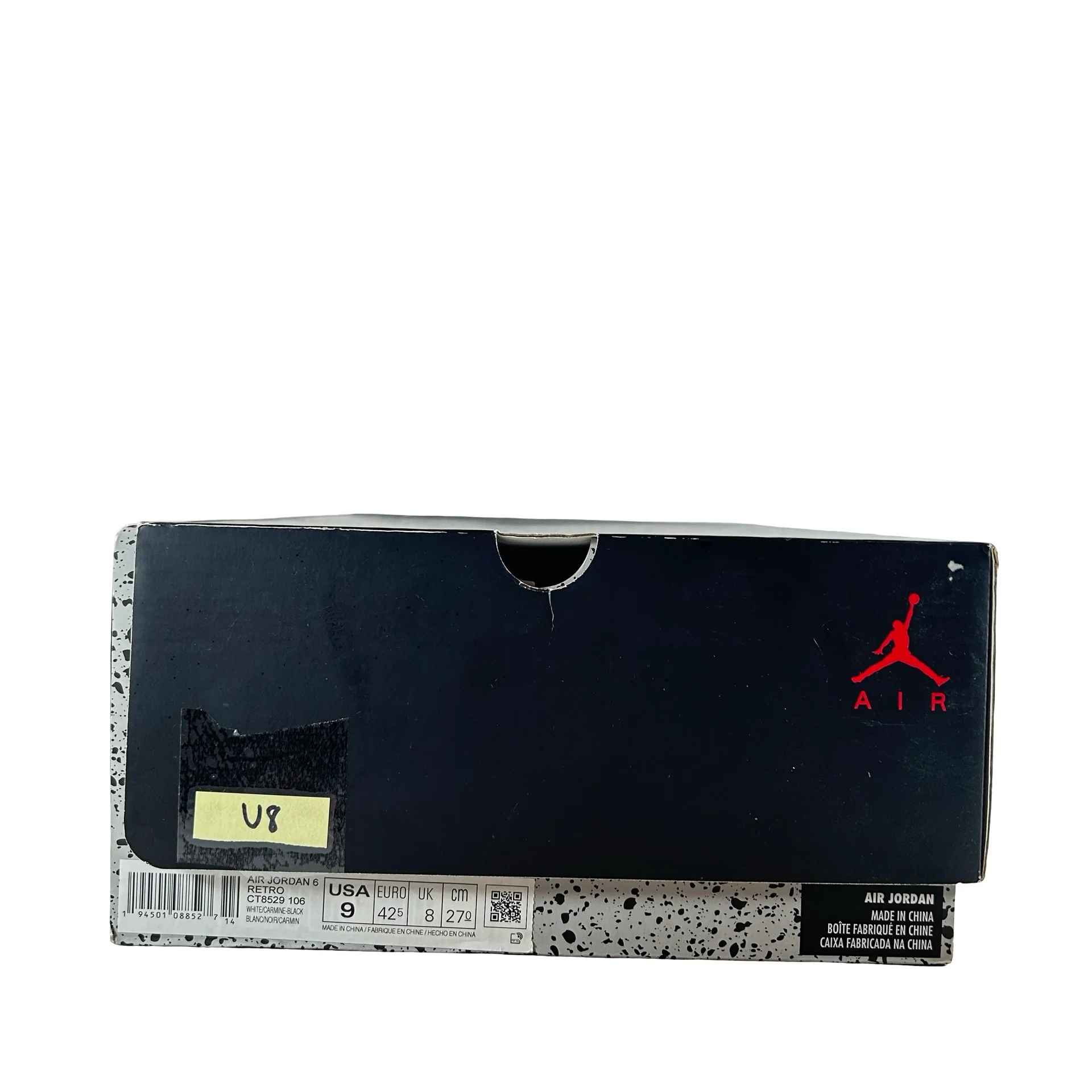 CT8529 106 Jordan 6 Retro Carmine [USED] - 9 M (Used8) - Image 7