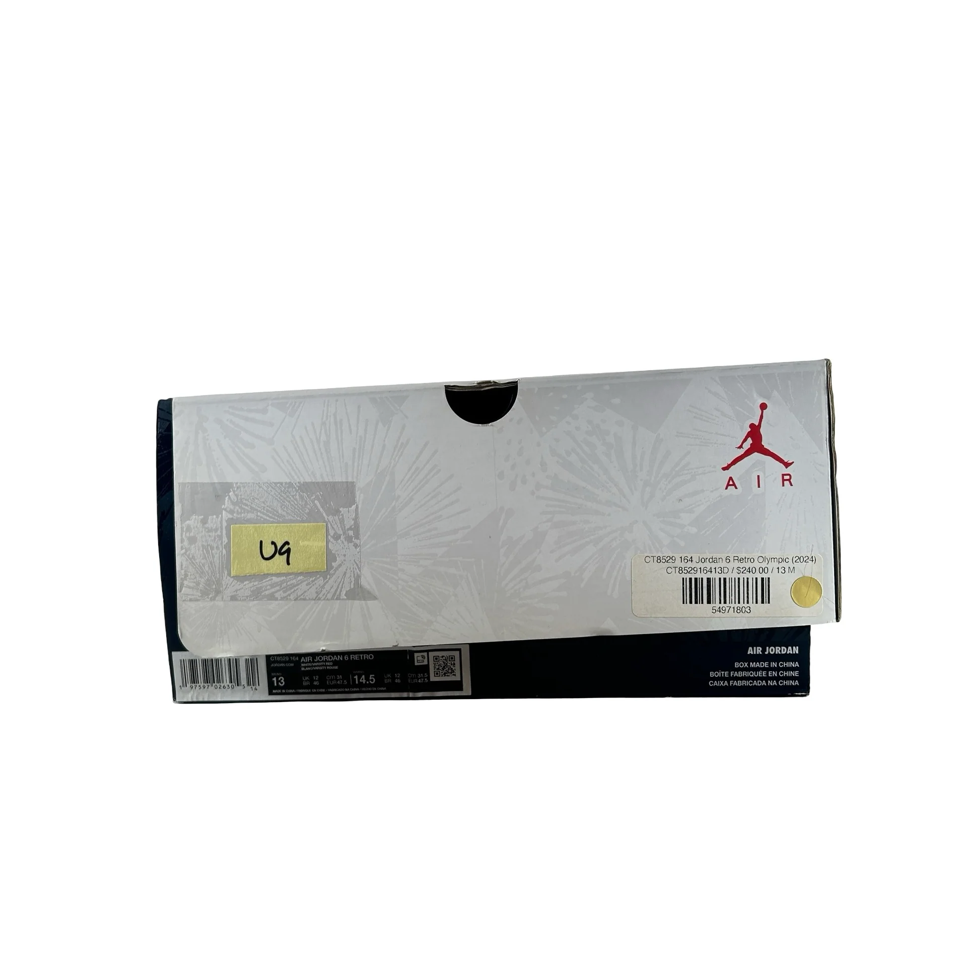 CT8529 164 Jordan 6 Retro Olympic (2024) - 13 M (Used9) - Image 7