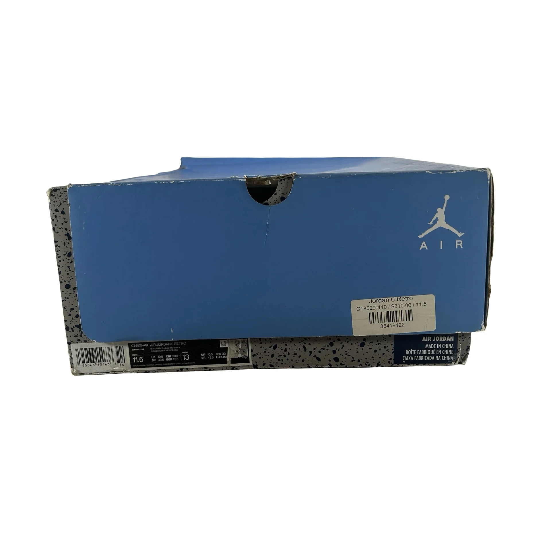 CT8529 410 Jordan 6 Retro UNC White [USED] - 11.5 M (Used) - Image 7