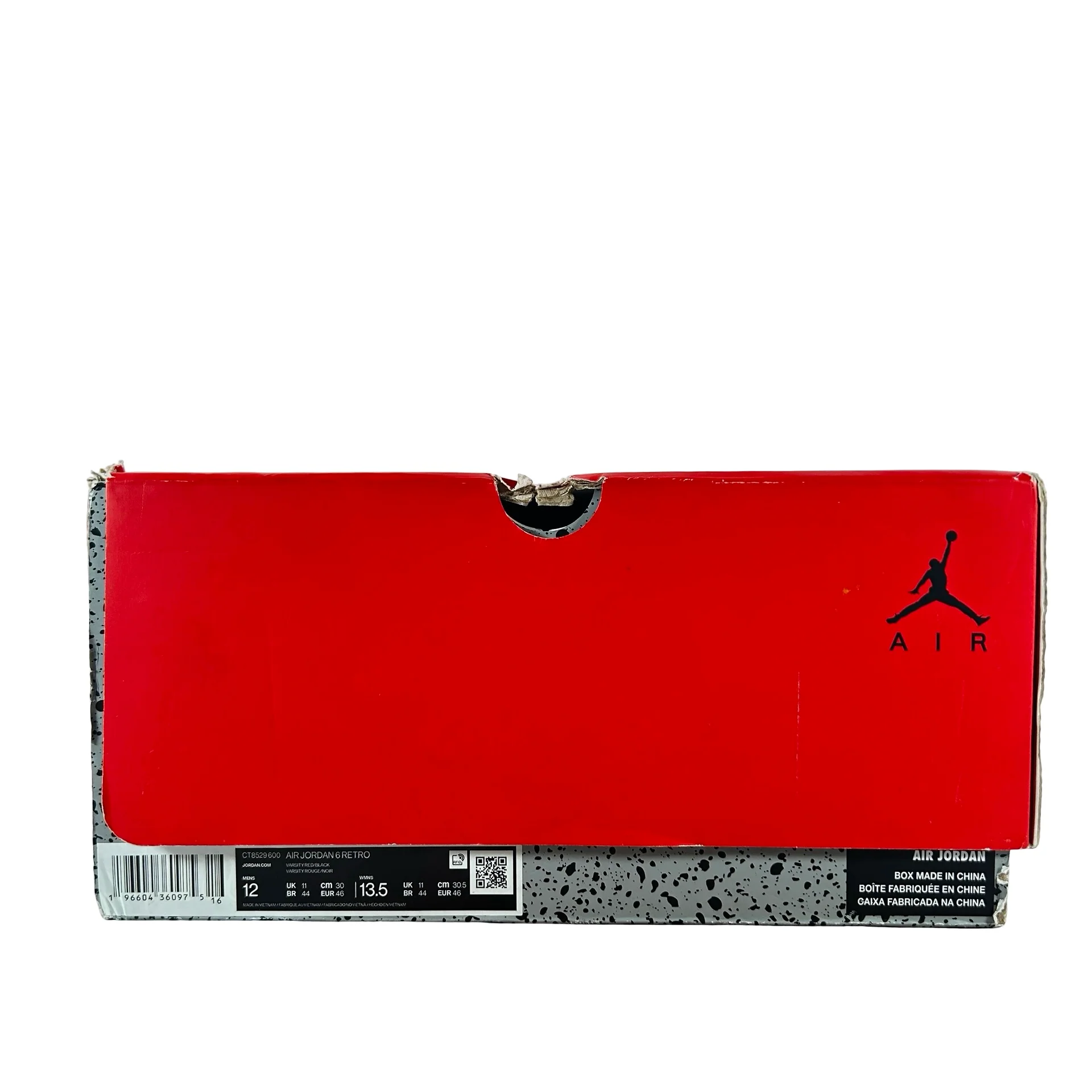 CT8529 600 Jordan 6 Retro Toro Bravo [USED] - 12 M (Used5) - Image 7