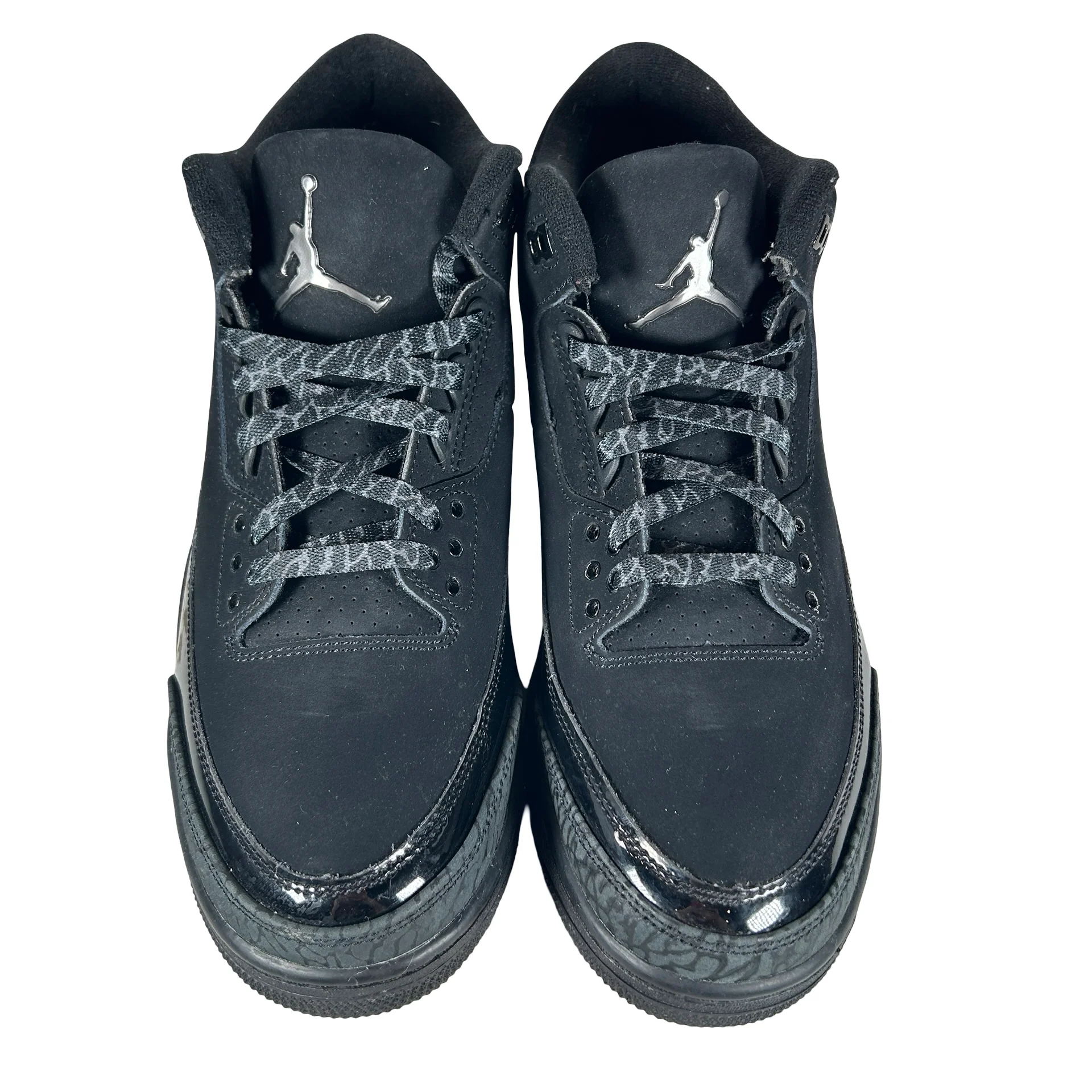 CT8532 001 Jordan 3 Retro Black Cat (2025) [USED] - 10.5 M (Used14) - Image 2