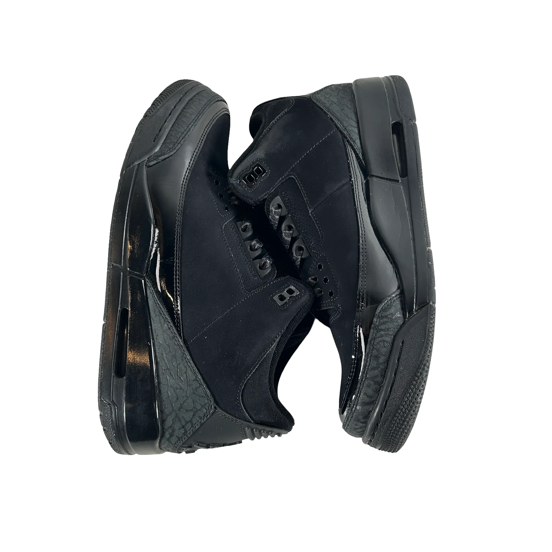 CT8532 001 Jordan 3 Retro Black Cat (2025) [USED] - 10.5 M (Used8) - Image 4
