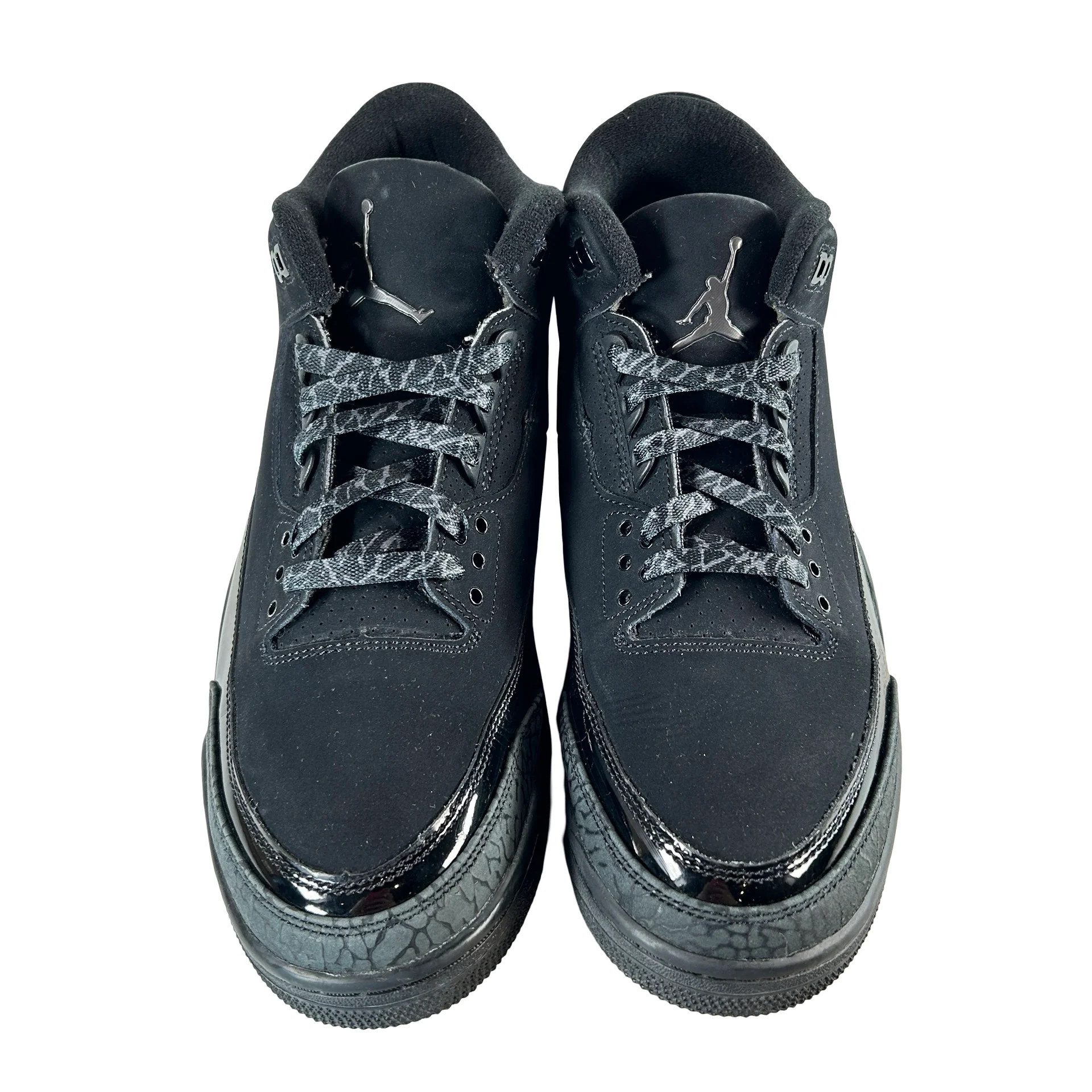CT8532 001 Jordan 3 Retro Black Cat (2025) [USED] - 11.5 M (Used) (No Box) - Image 2