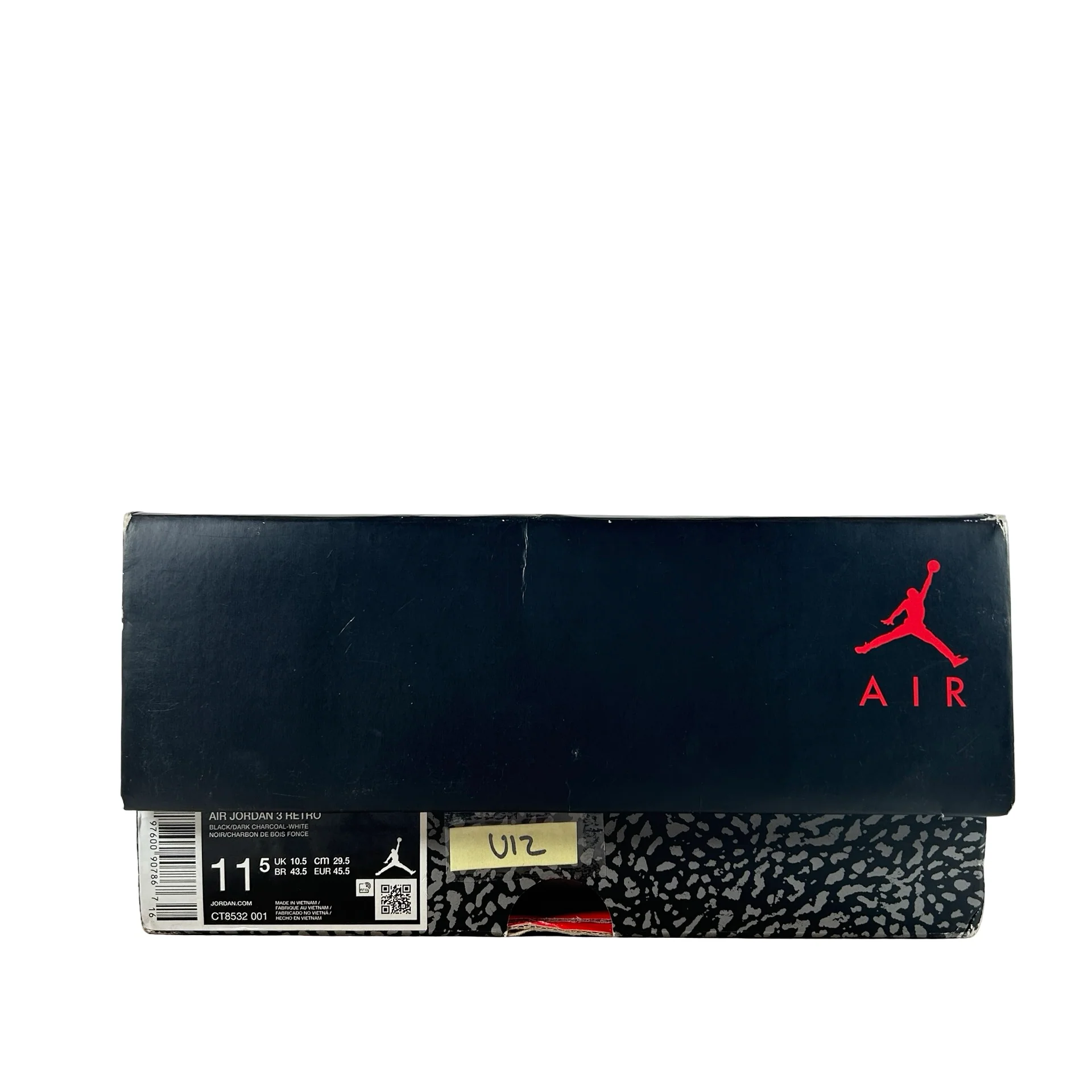CT8532 001 Jordan 3 Retro Black Cat (2025) [USED] - 11.5 M (Used12) - Image 7