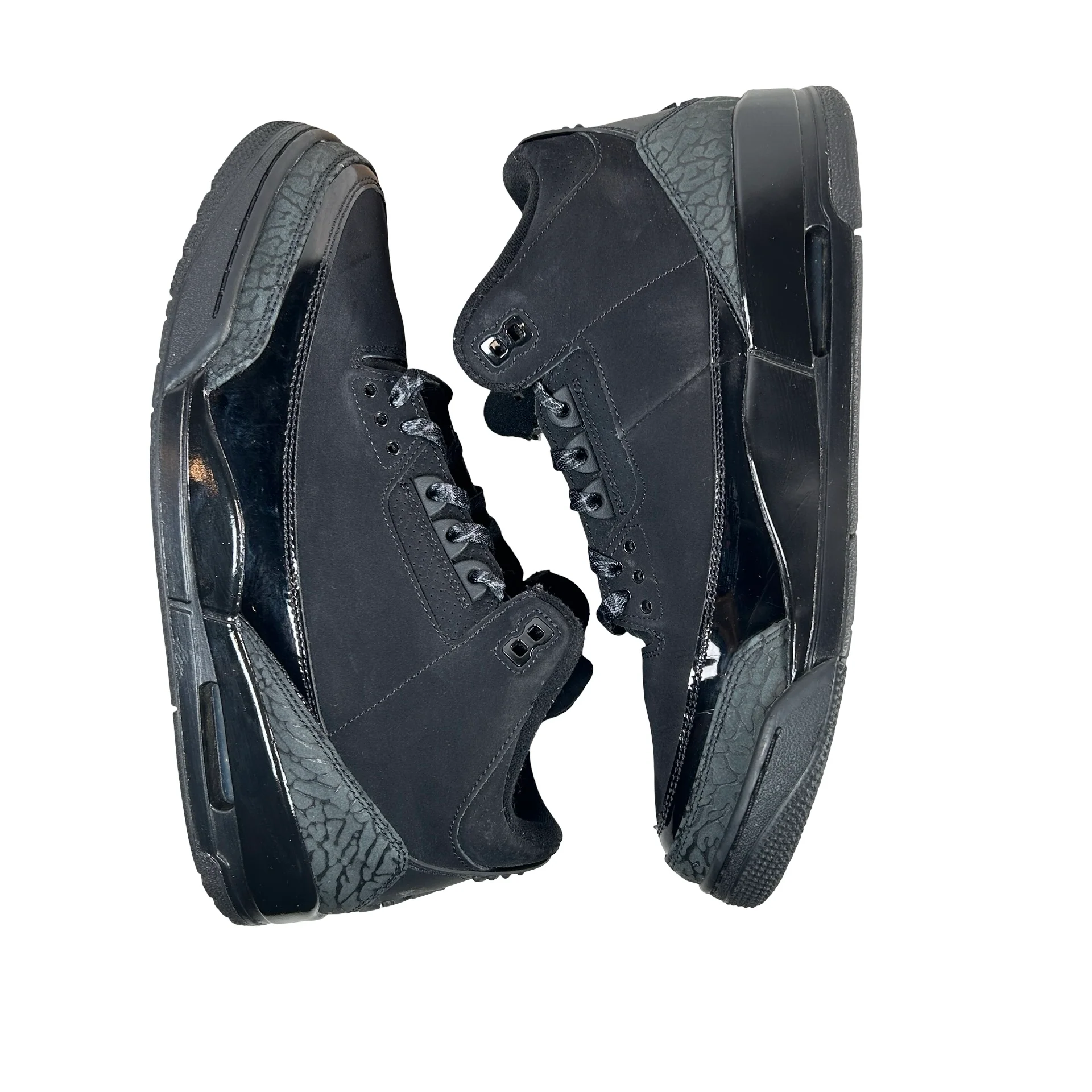 CT8532 001 Jordan 3 Retro Black Cat (2025) [USED] - 11.5 M (Used9) - Image 4