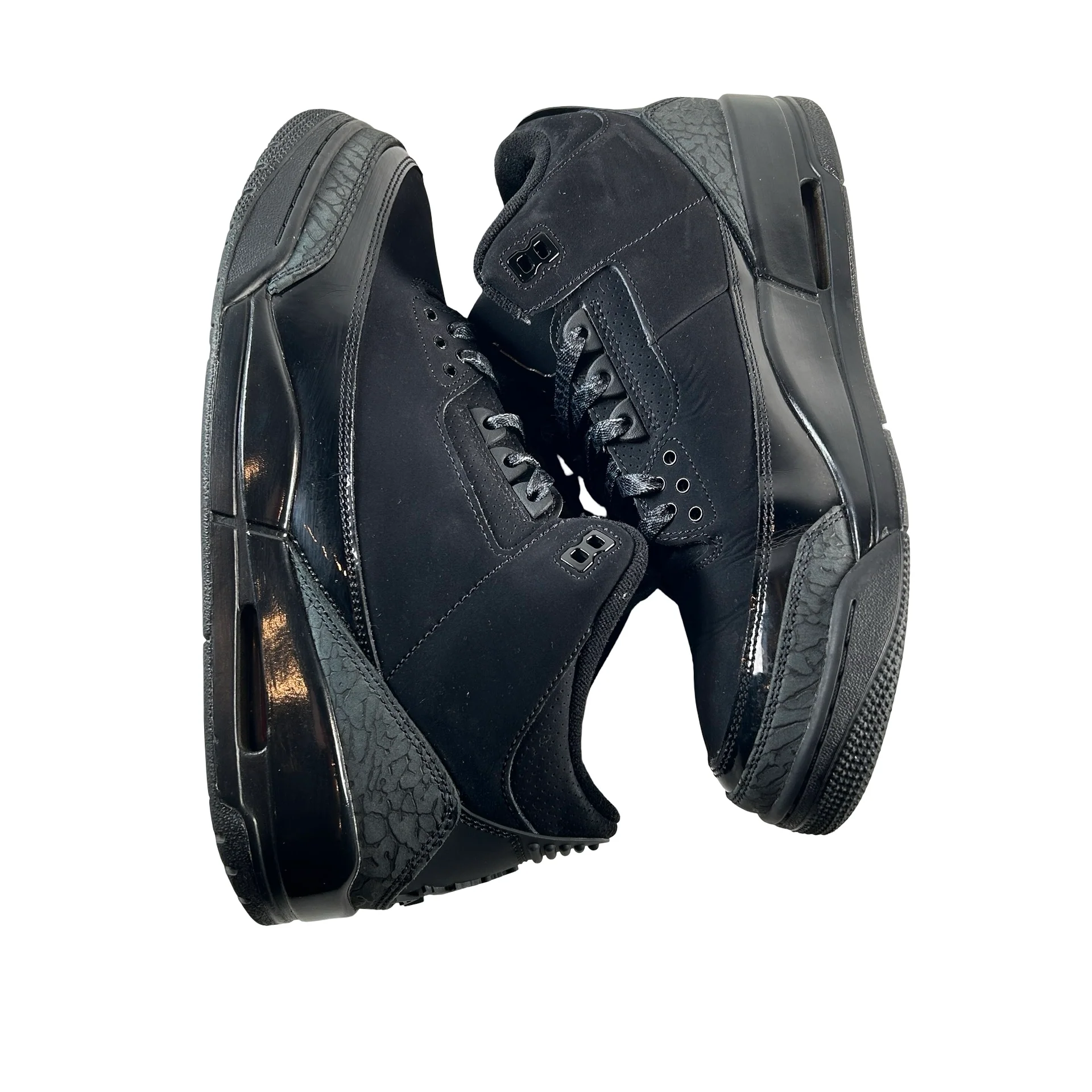 CT8532 001 Jordan 3 Retro Black Cat (2025) [USED] - 11 M (Used3) (No Box3) - Image 4