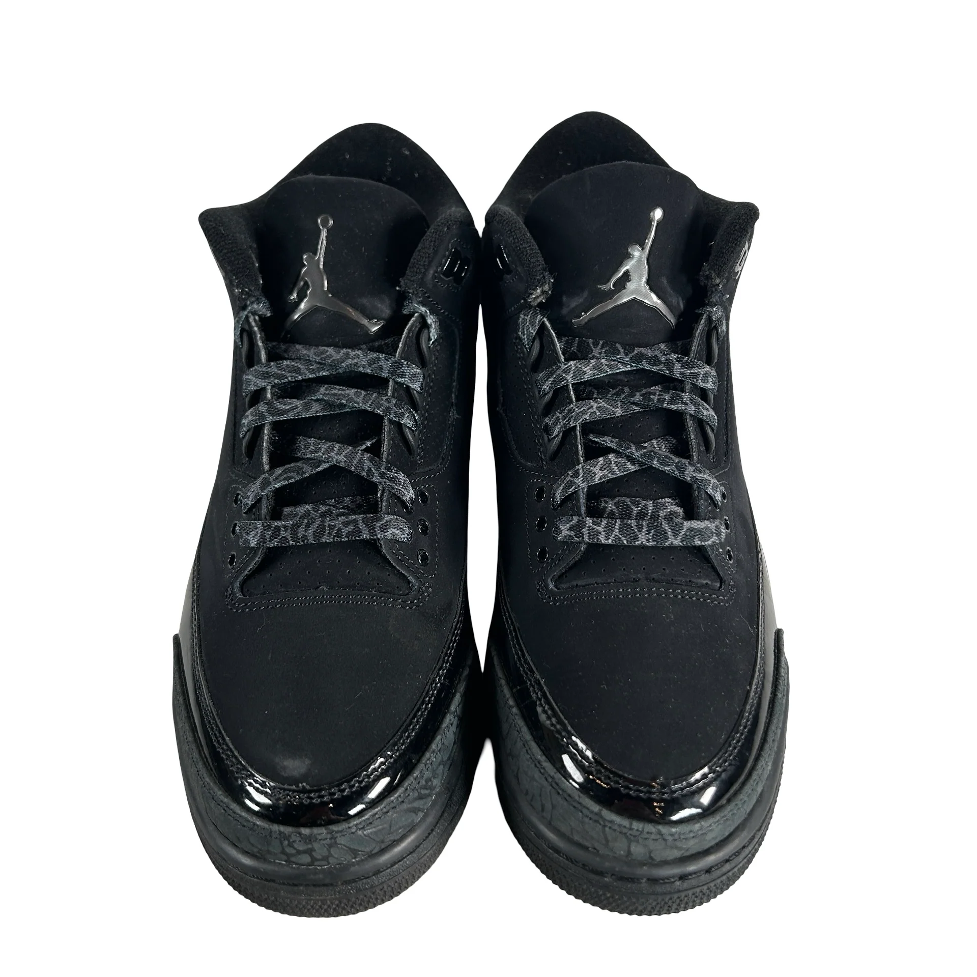 CT8532 001 Jordan 3 Retro Black Cat (2025) [USED] - 8.5 M (Used11) - Image 2