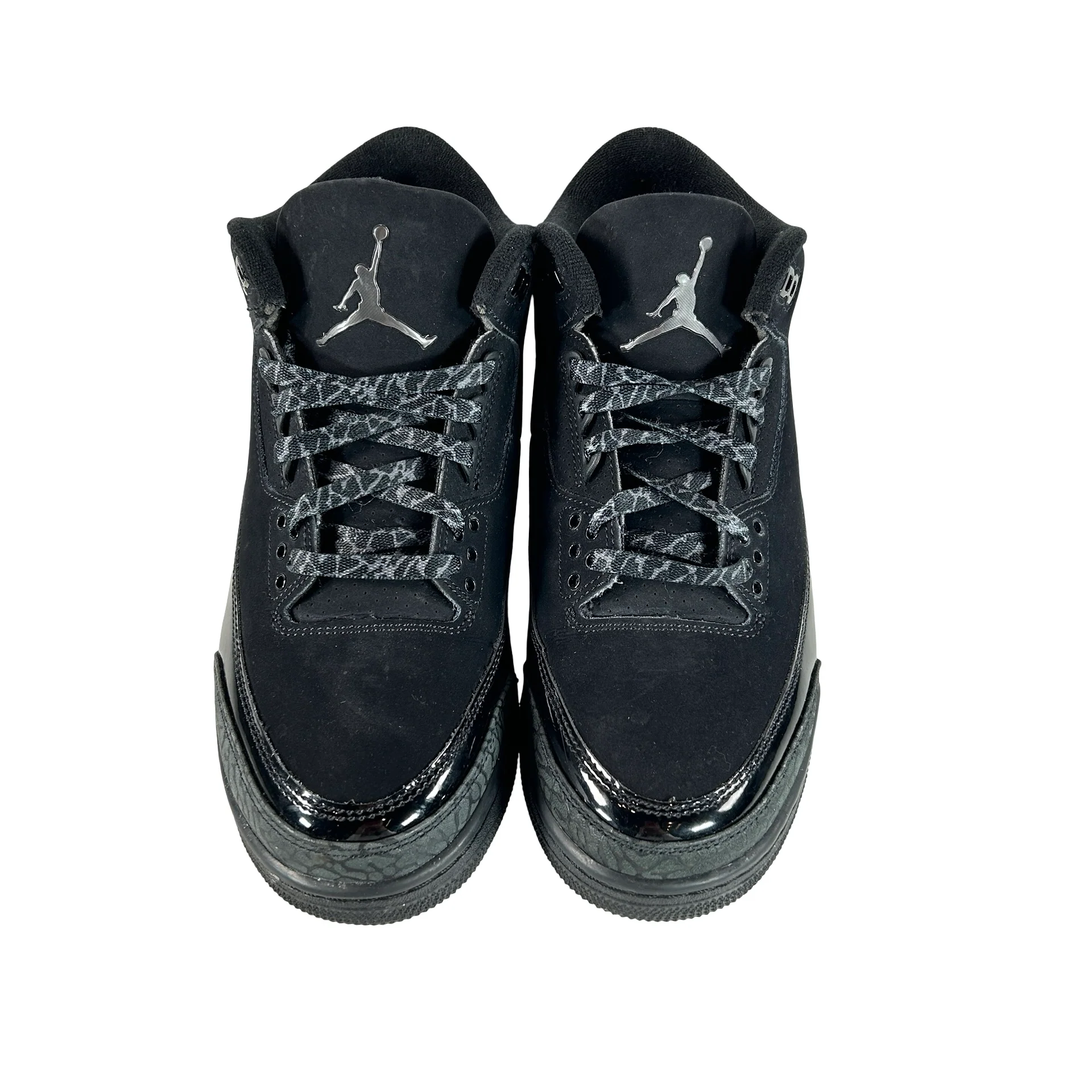 CT8532 001 Jordan 3 Retro Black Cat (2025) [USED] - 8.5 M (Used8) - Image 2