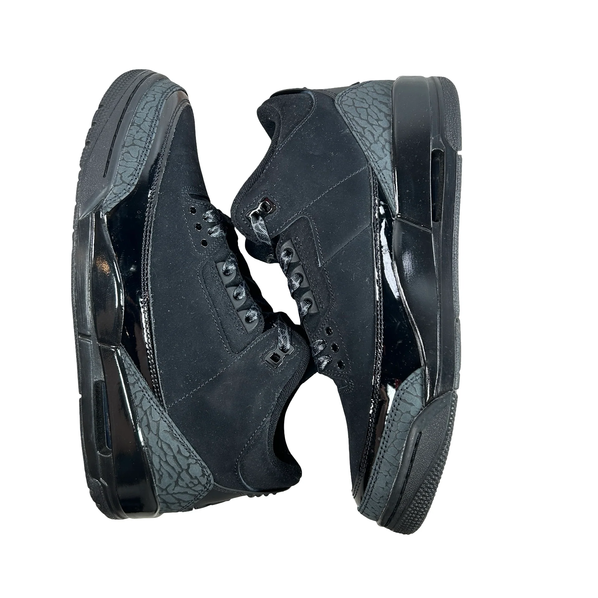 CT8532 001 Jordan 3 Retro Black Cat (2025) [USED] - 8.5 M (Used9) - Image 4