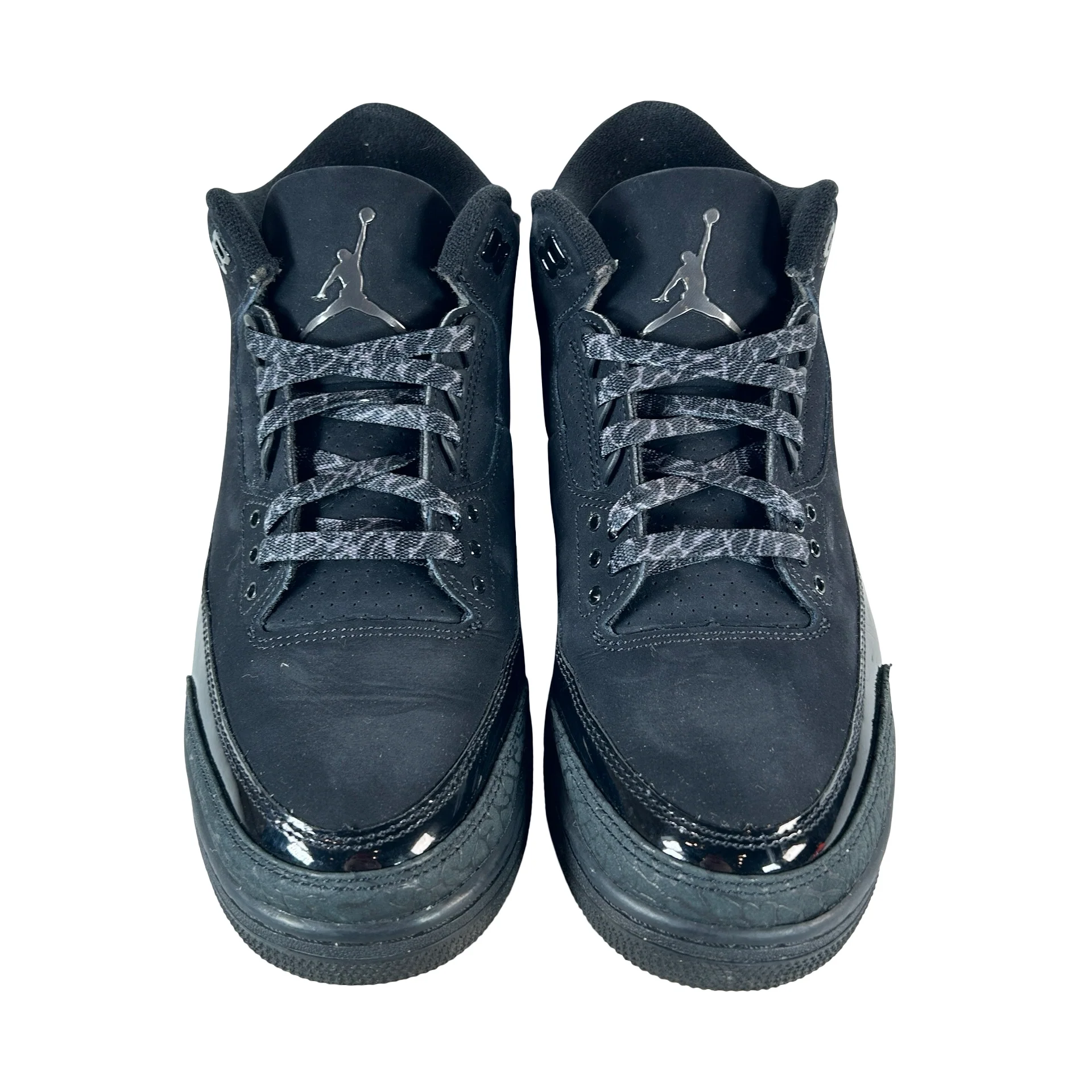 CT8532 001 Jordan 3 Retro Black Cat (2025) [USED] - 9.5 M (Used11) - Image 2