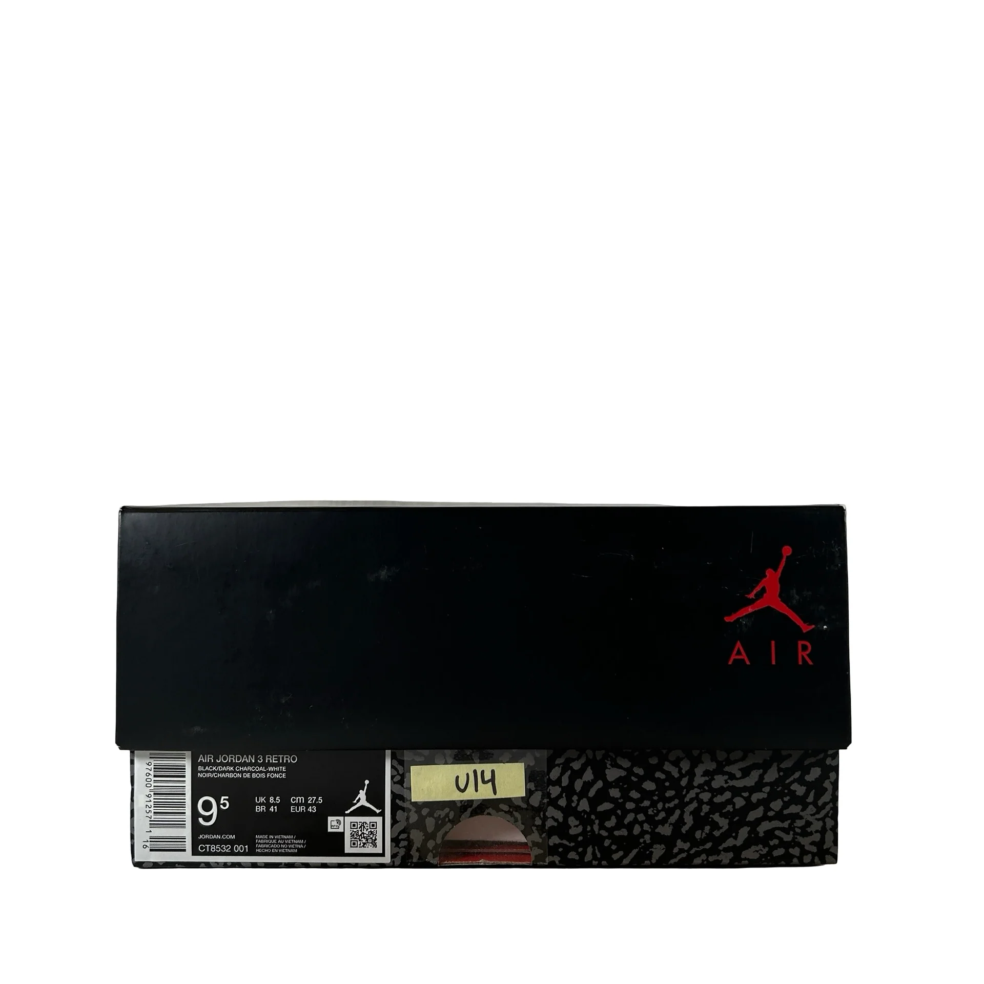 CT8532 001 Jordan 3 Retro Black Cat (2025) [USED] - 9.5 M (Used14) - Image 7