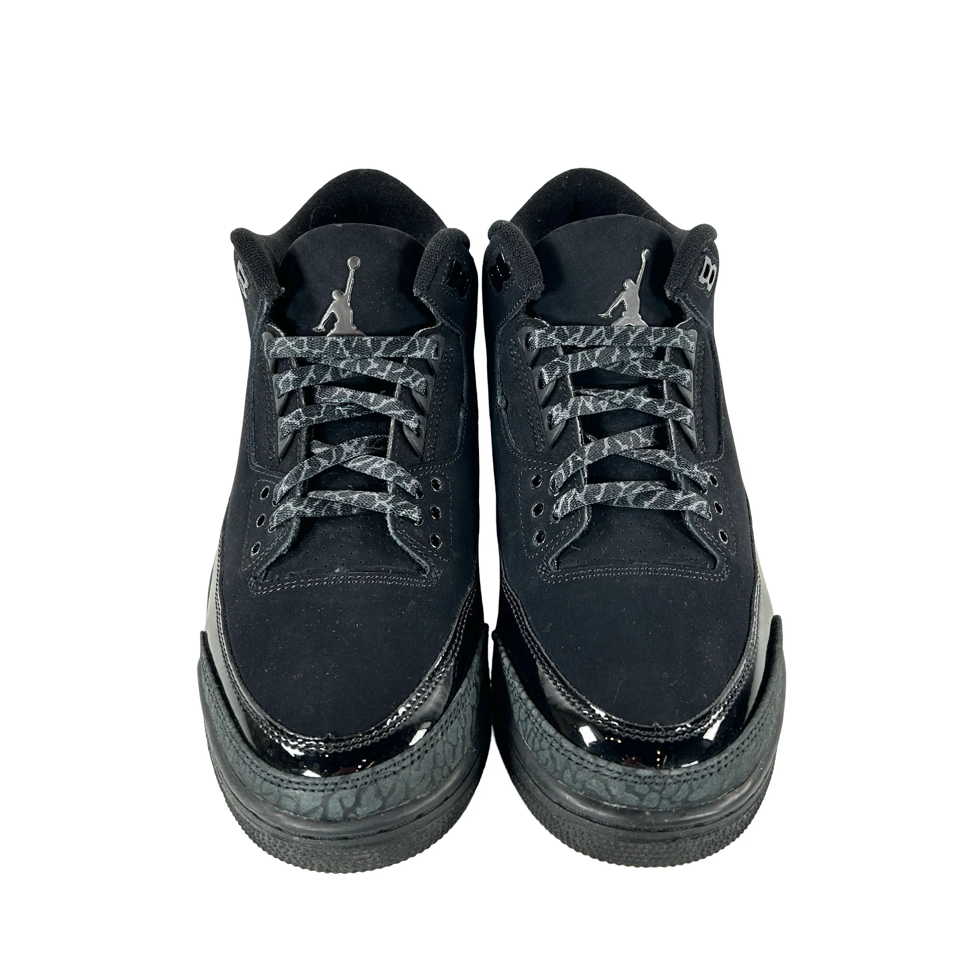 CT8532 001 Jordan 3 Retro Black Cat (2025) [USED] - 9.5 M (Used8) - Image 2