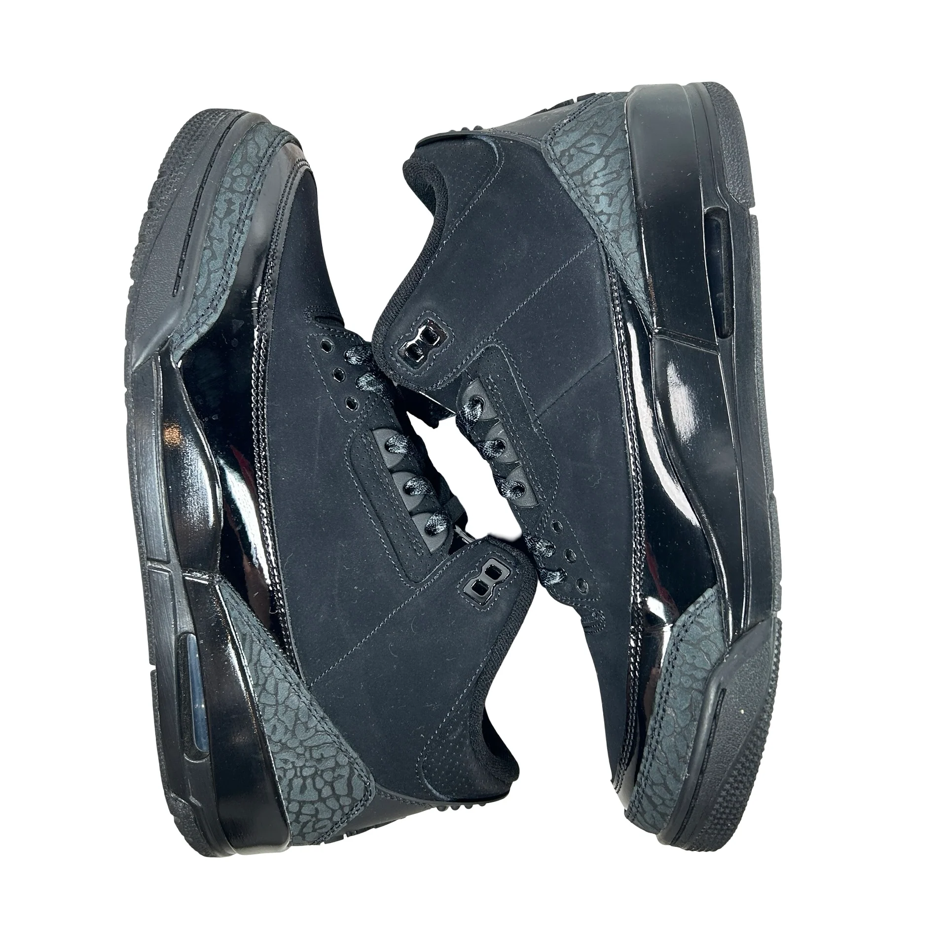CT8532 001 Jordan 3 Retro Black Cat (2025) [USED] - 9.5 M (Used8) - Image 4