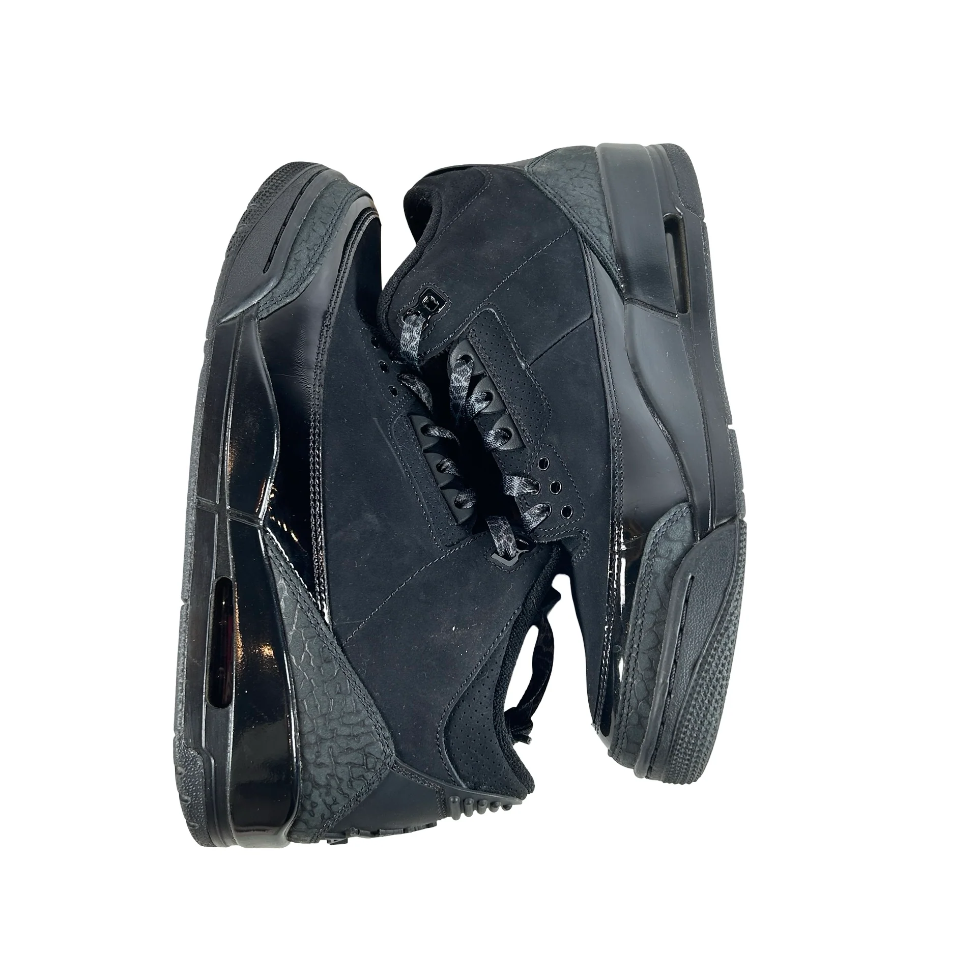 CT8532 001 Jordan 3 Retro Black Cat (2025) [USED] - 9 M (Used3) (No Box3) - Image 4