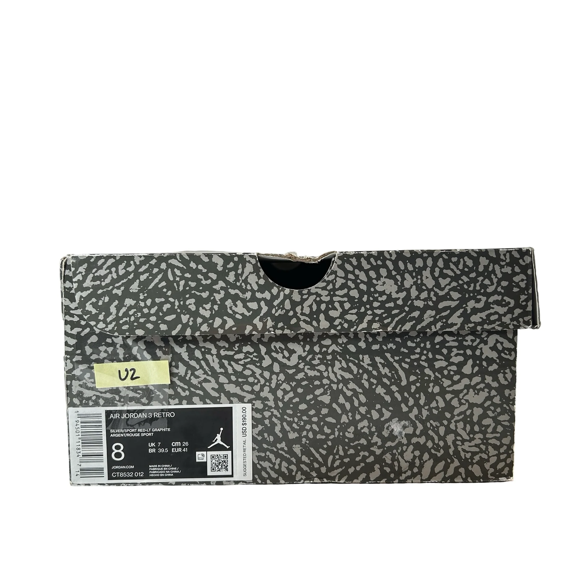 CT8532 012 Jordan 3 Retro Cool Grey (2021) [USED] - 8 M (Used2) - Image 7