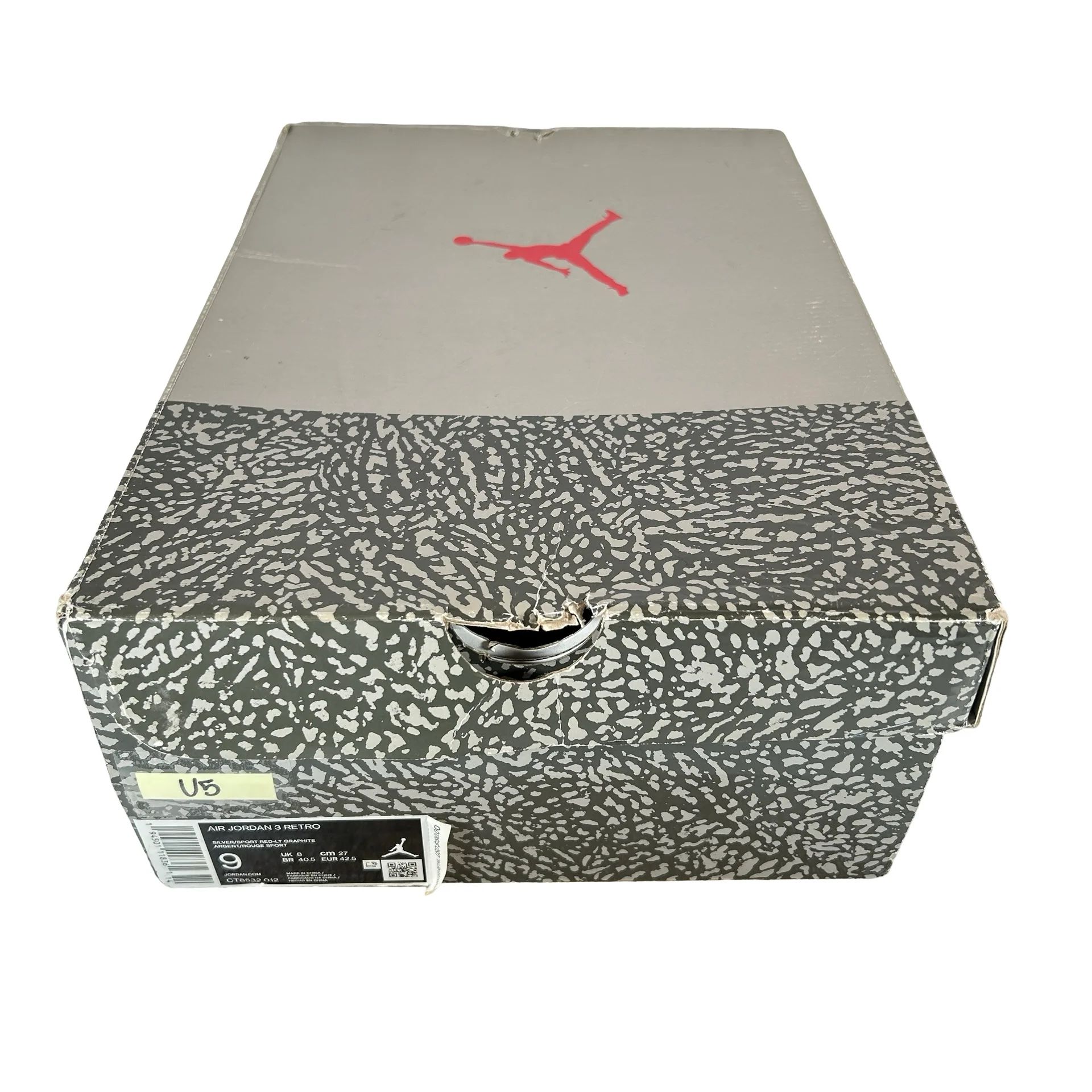 CT8532 012 Jordan 3 Retro Cool Grey (2021) [USED] - 9 M (Used5) - Image 7