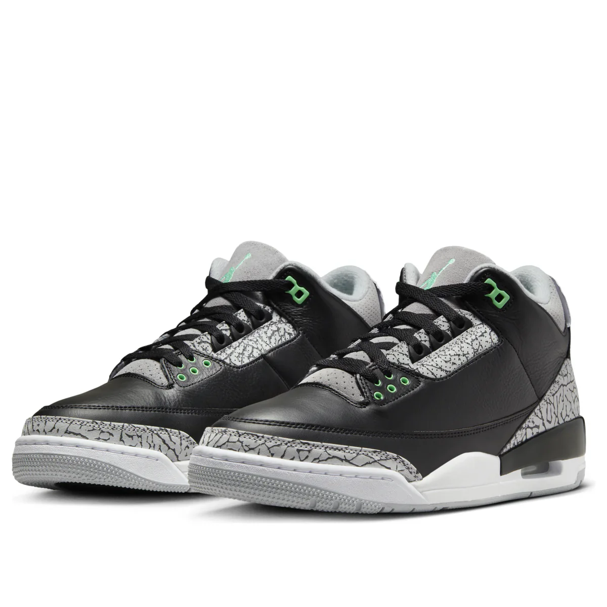 CT8532 031 Jordan 3 Retro Green Glow [NO BOX] - Image 2