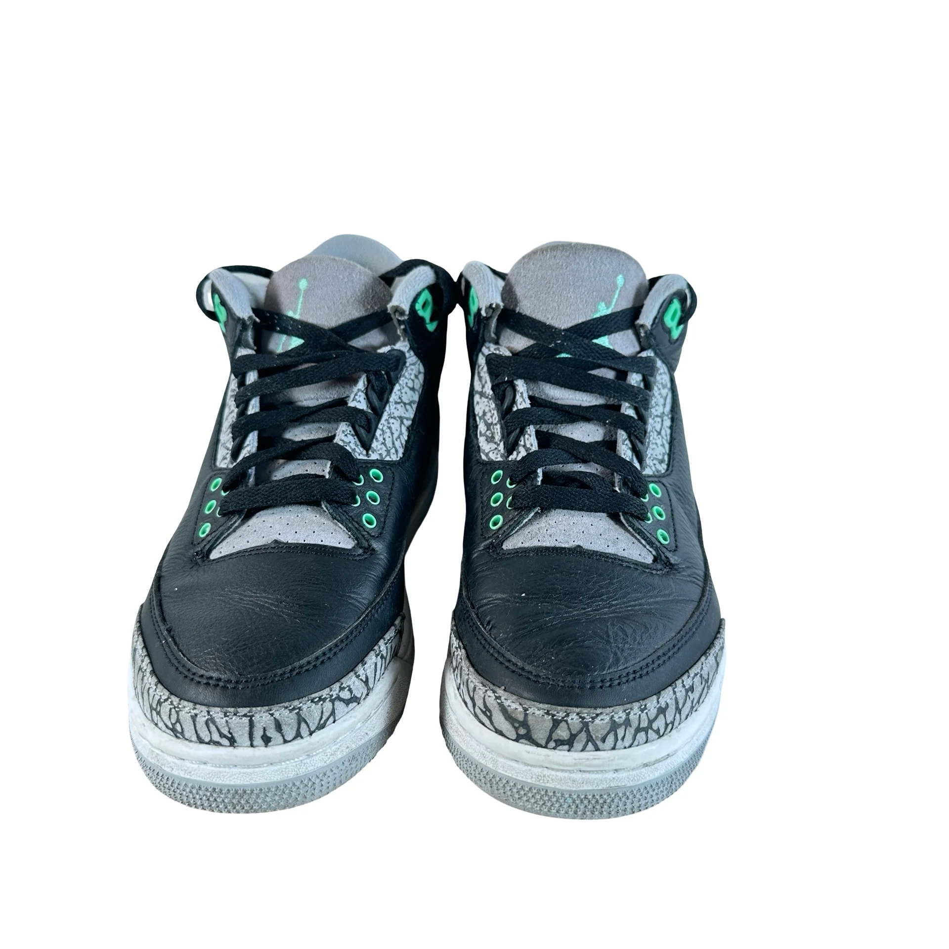 CT8532 031 Jordan 3 Retro Green Glow [USED] - 7 M (Used) (No Box) - Image 2