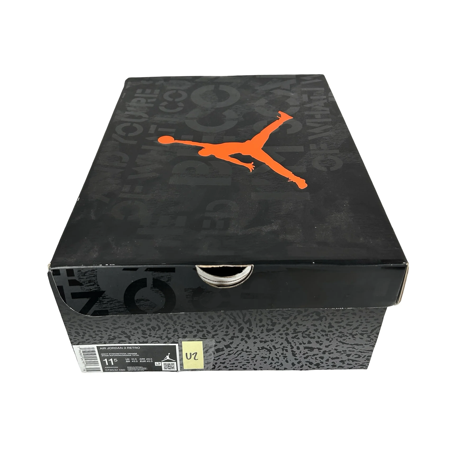 CT8532 080 Jordan 3 Retro Fear Pack (2023) [USED] - 11.5 M (Used2) - Image 7