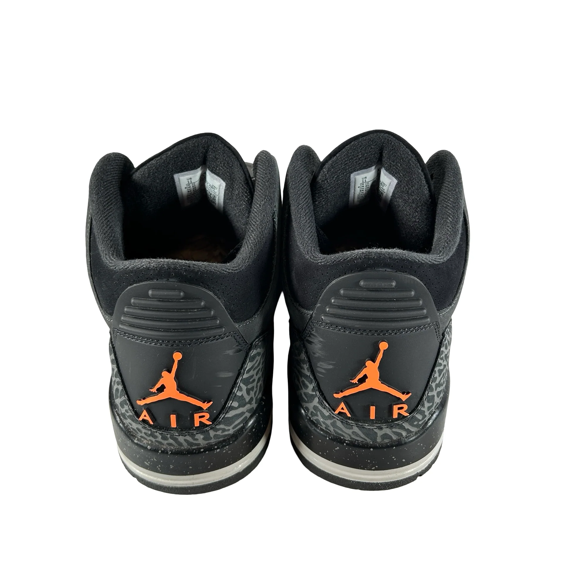 CT8532 080 Jordan 3 Retro Fear Pack (2023) [USED] - 11 M (Used8) - Image 3