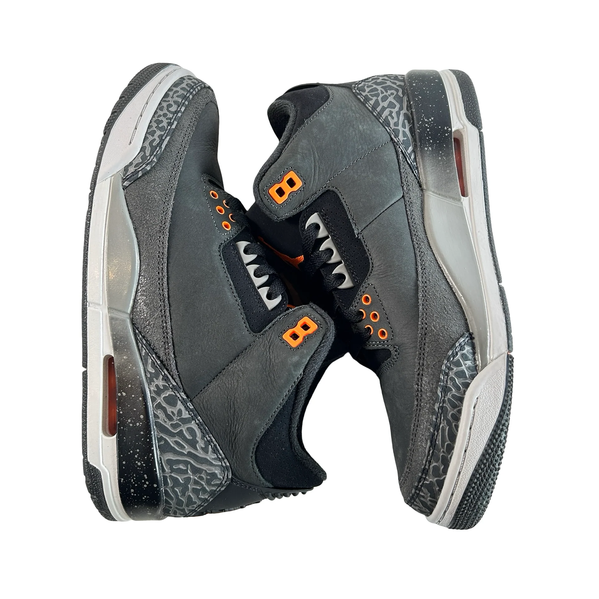 CT8532 080 Jordan 3 Retro Fear Pack (2023) [USED] - 8 M (Used2) - Image 4