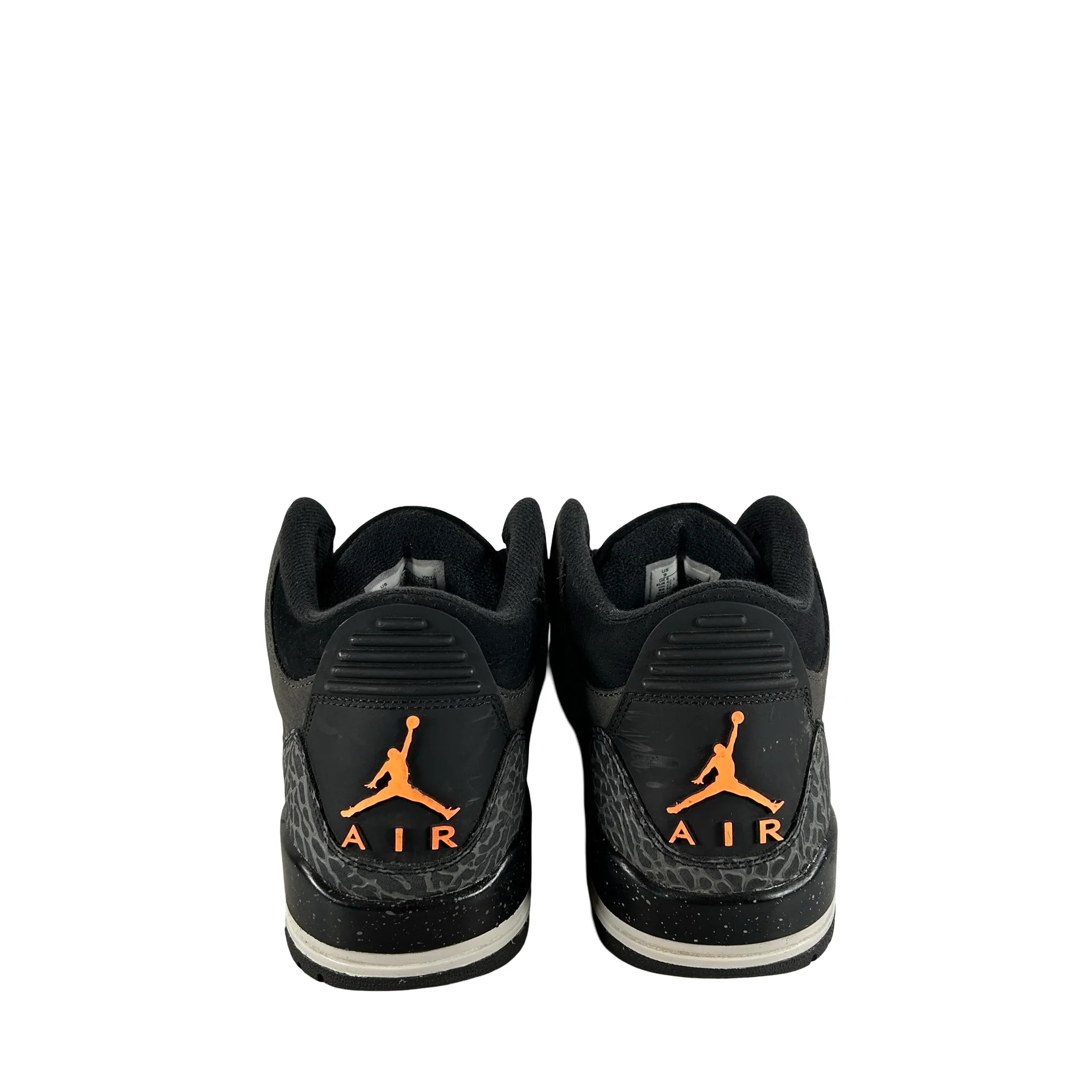 CT8532 080 Jordan 3 Retro Fear Pack (2023) [USED] - 9 M (Used) (No Box) - Image 3