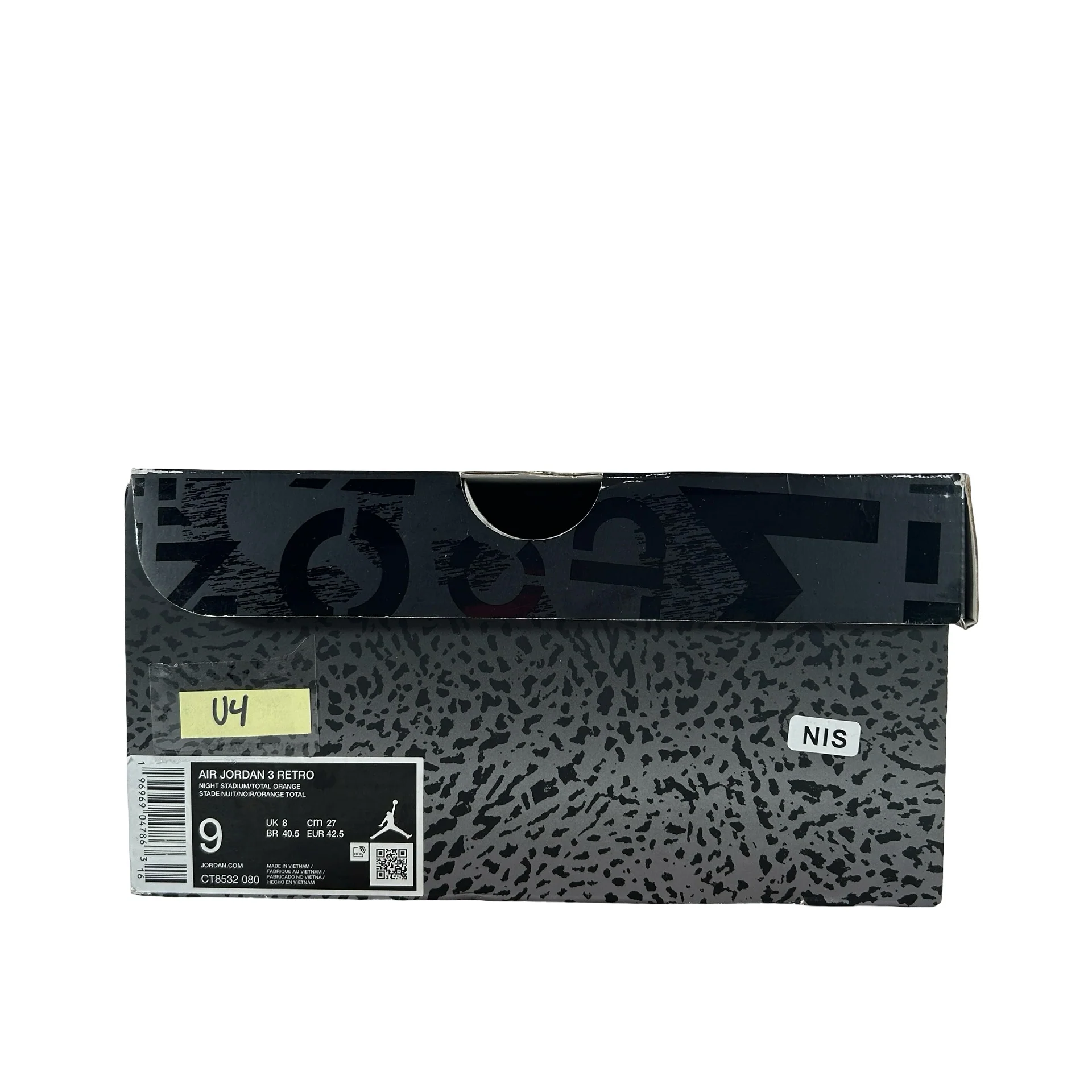CT8532 080 Jordan 3 Retro Fear Pack (2023) [USED] - 9 M (Used4) - Image 7