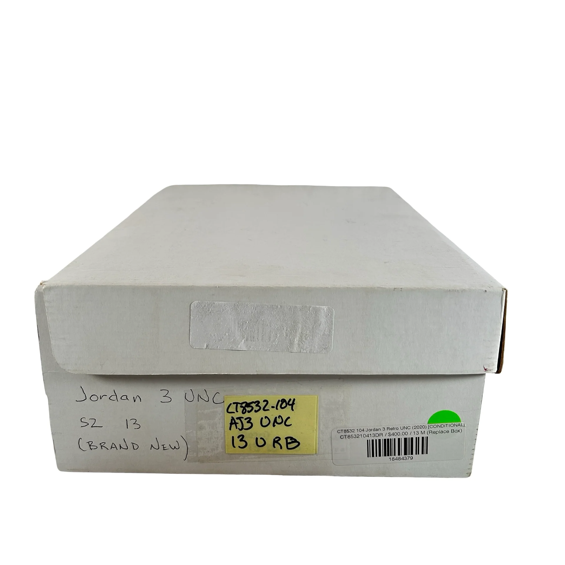 CT8532 104 Jordan 3 Retro UNC (2020) [USED] - 13 M (Used) (Replace Box) - Image 7