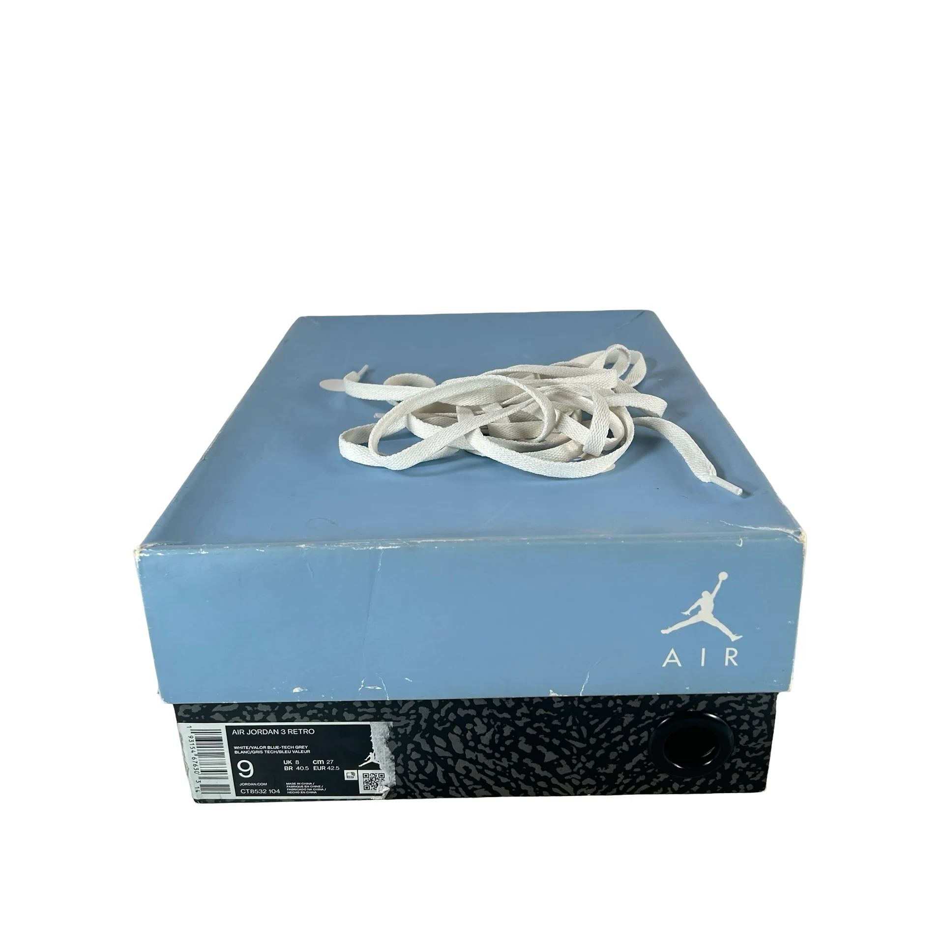 CT8532 104 Jordan 3 Retro UNC (2020) [USED] - 9 M (Used) - Image 7