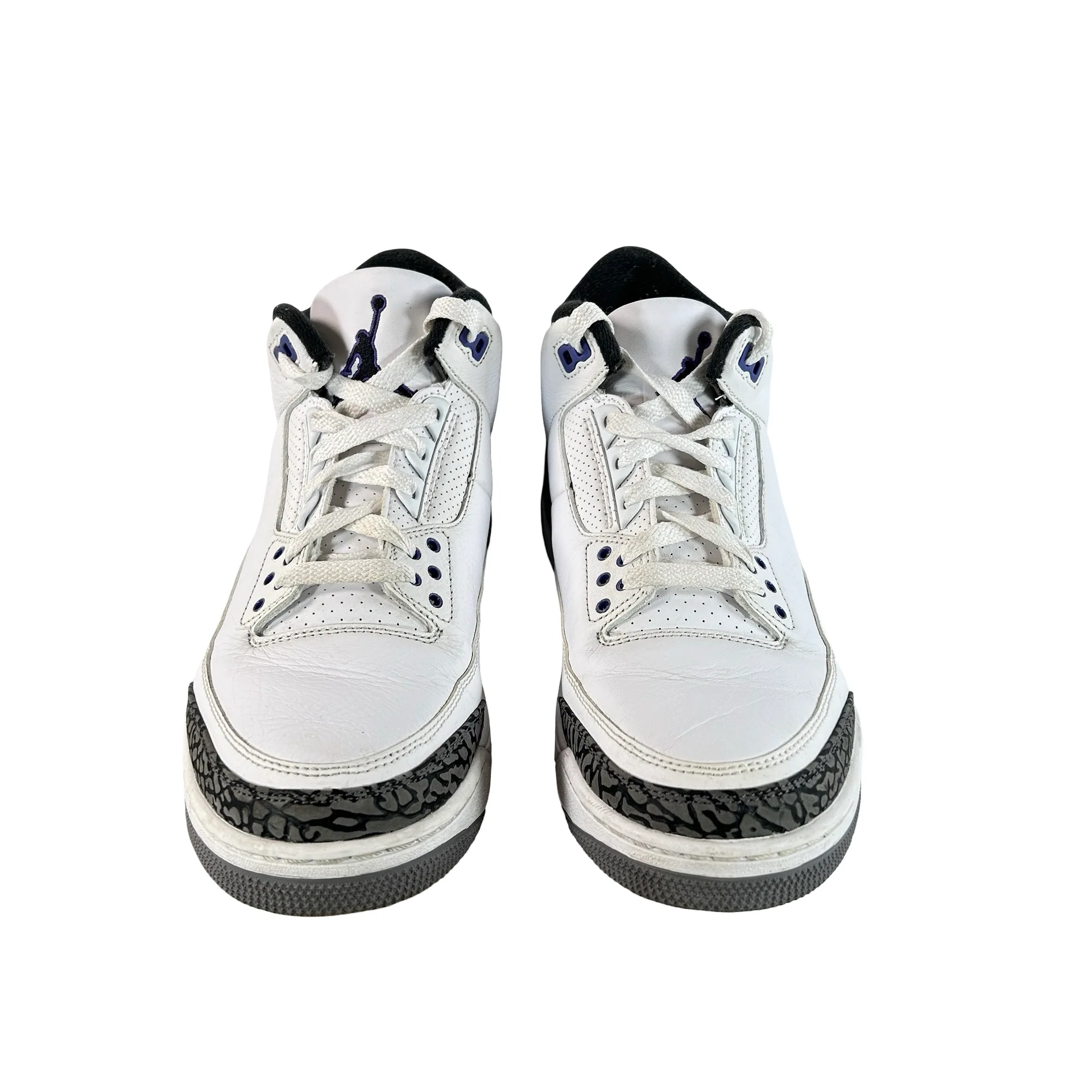 CT8532 105 Jordan 3 Retro Dark Iris [USED] - 10 M (Used2) (Replace Box2) - Image 2