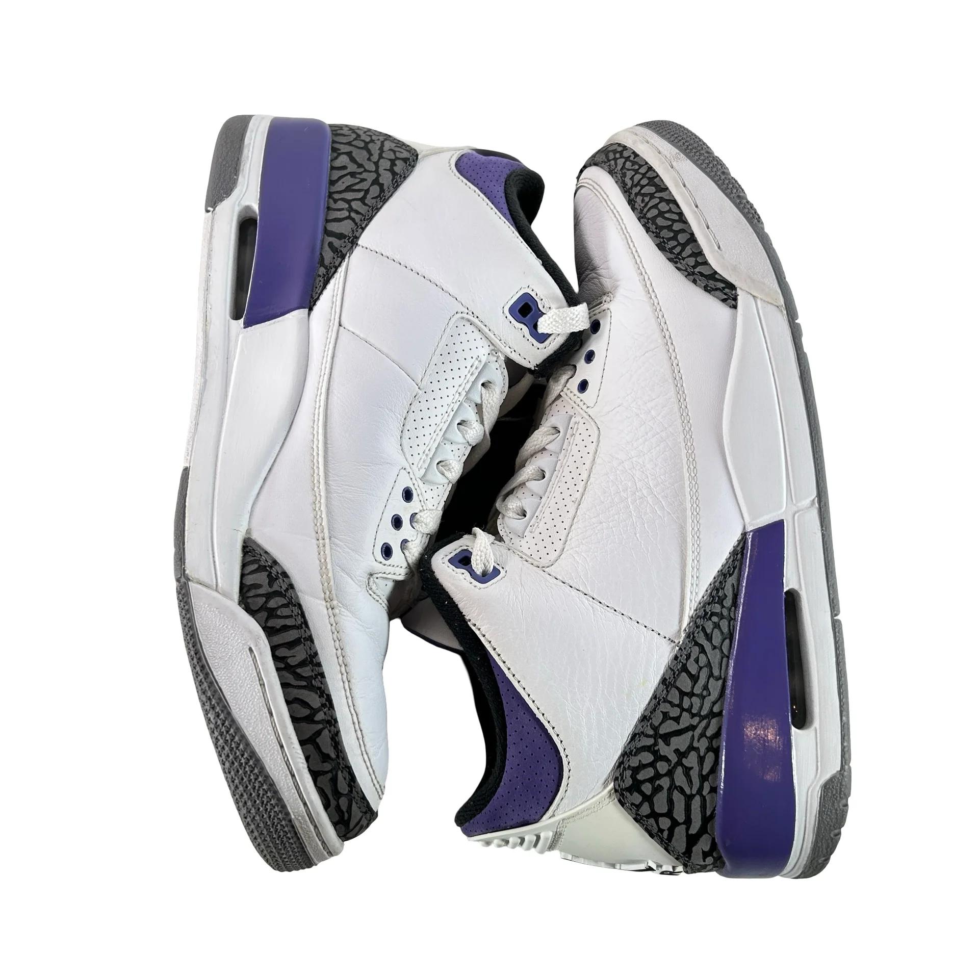 CT8532 105 Jordan 3 Retro Dark Iris [USED] - 10 M (Used2) (Replace Box2) - Image 6