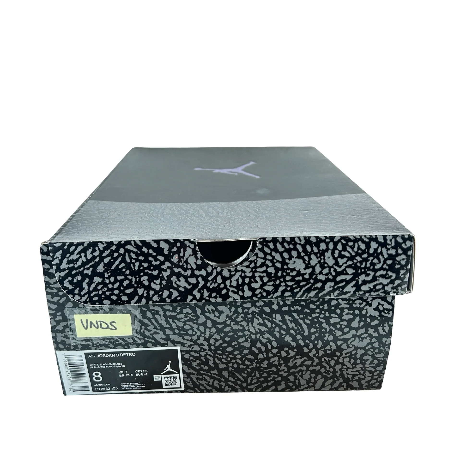 CT8532 105 Jordan 3 Retro Dark Iris [USED] - 8 M (VNDS) - Image 7