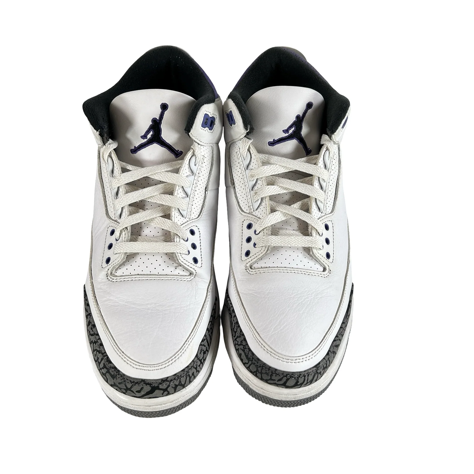 CT8532 105 Jordan 3 Retro Dark Iris [USED] - 11.5 M (Used3) - Image 2